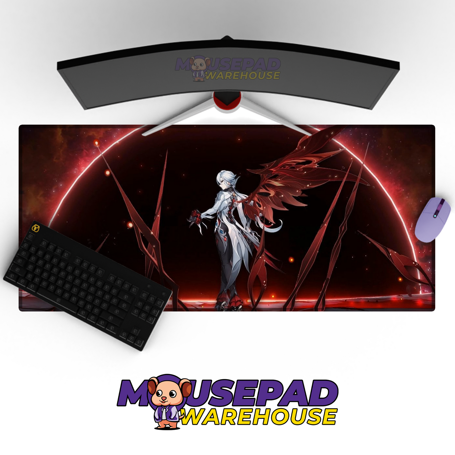 Arlecchino Genshin Impact V17 Mousepad Mockup