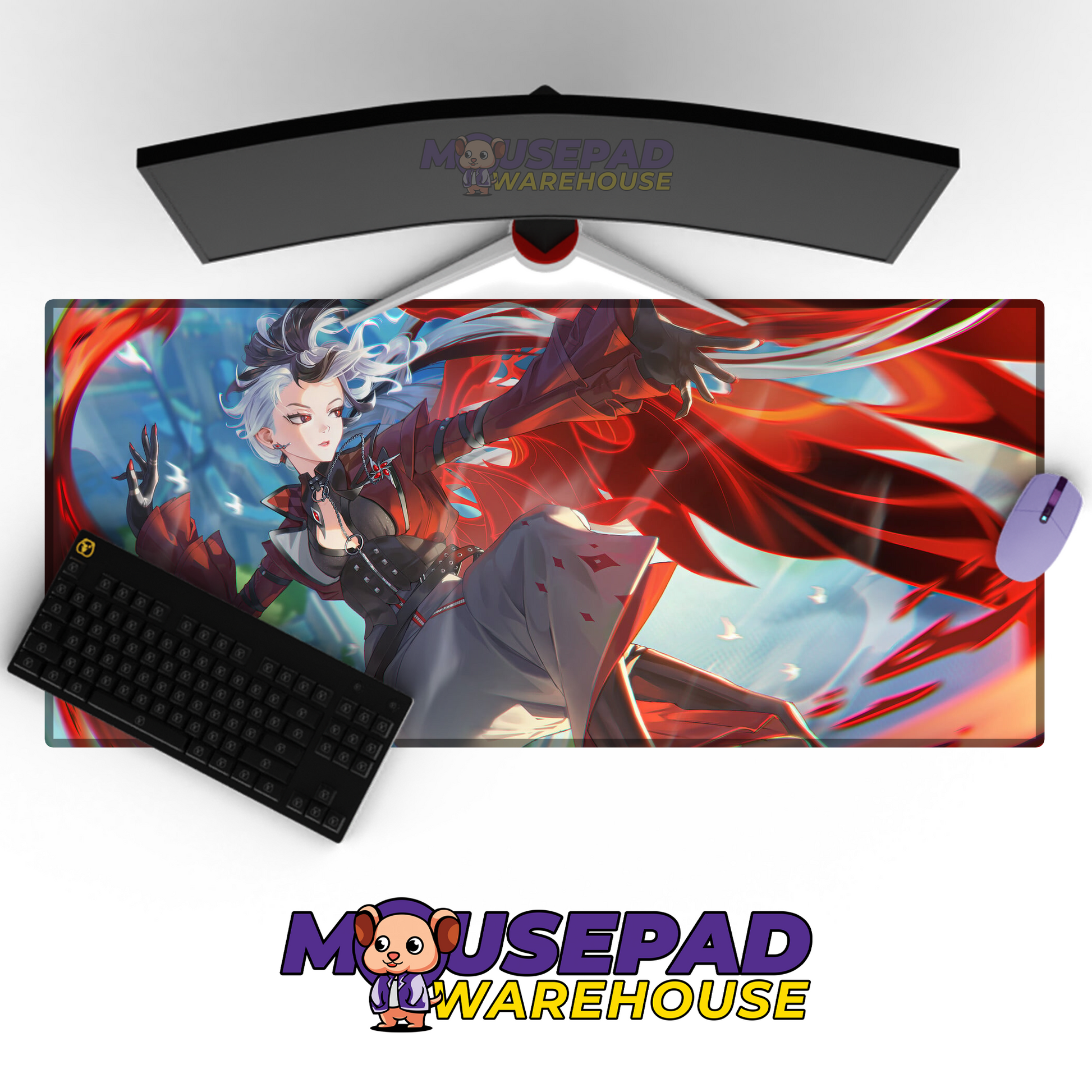 Arlecchino Genshin Impact V20 Mousepad Mockup