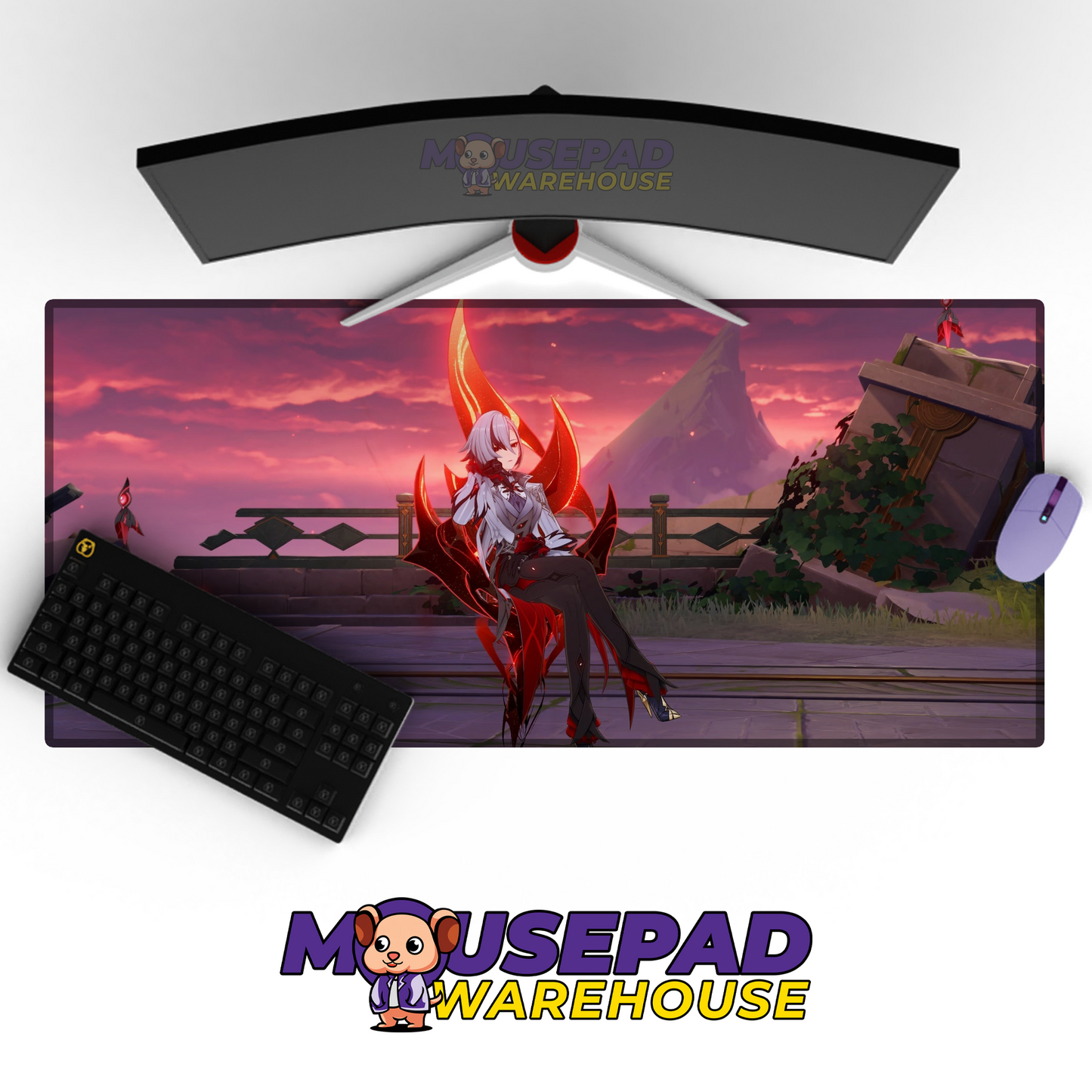 Arlecchino Genshin Impact V21 Mousepad Mockup