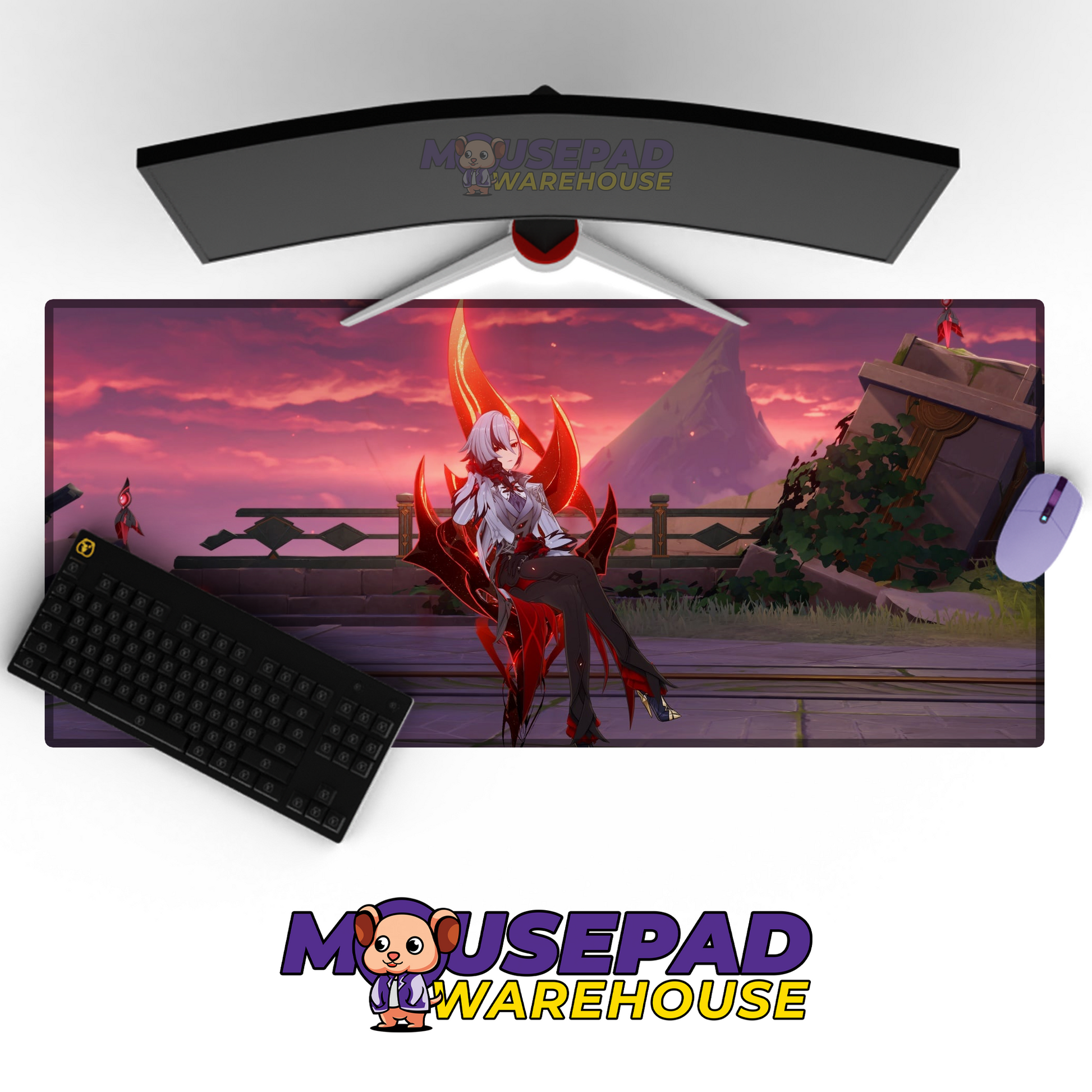 Arlecchino Genshin Impact V21 Mousepad Mockup