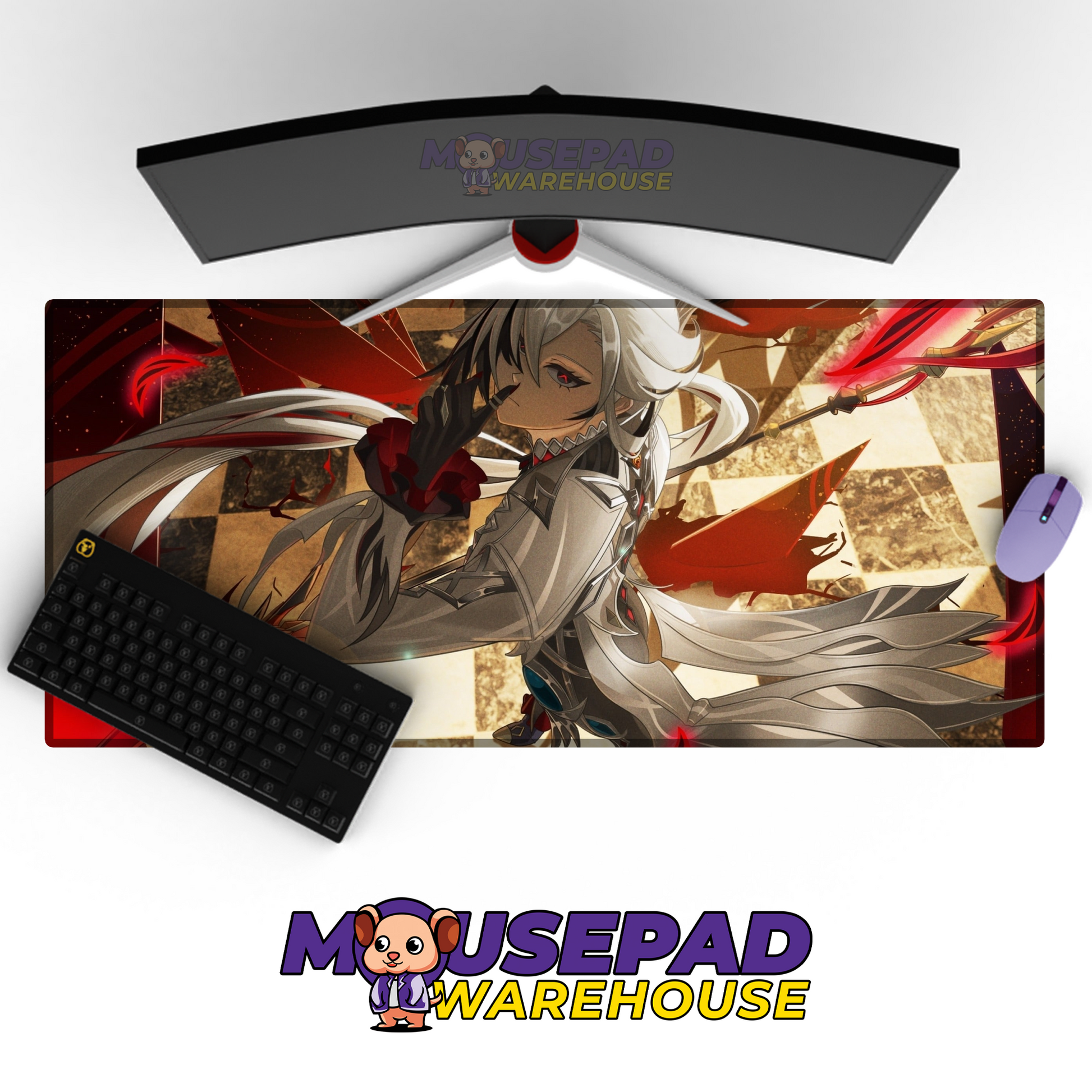 Arlecchino Genshin Impact V24 Mousepad Mockup