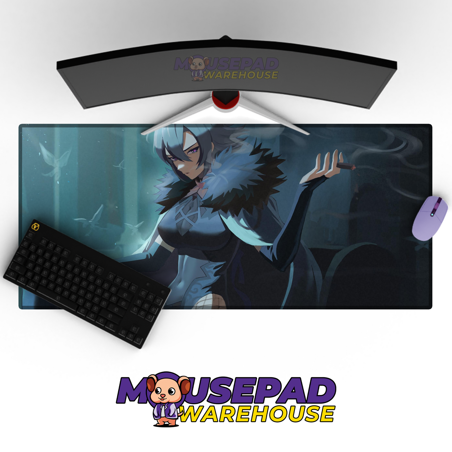 Arlecchino Genshin Impact V2 Mousepad Mockup