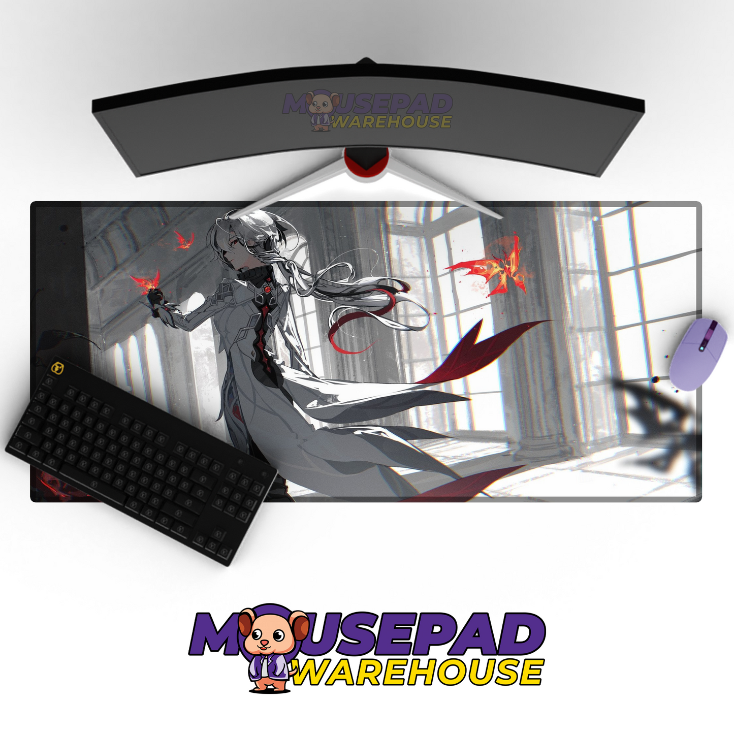 Arlecchino Genshin Impact V5 Mousepad Mockup