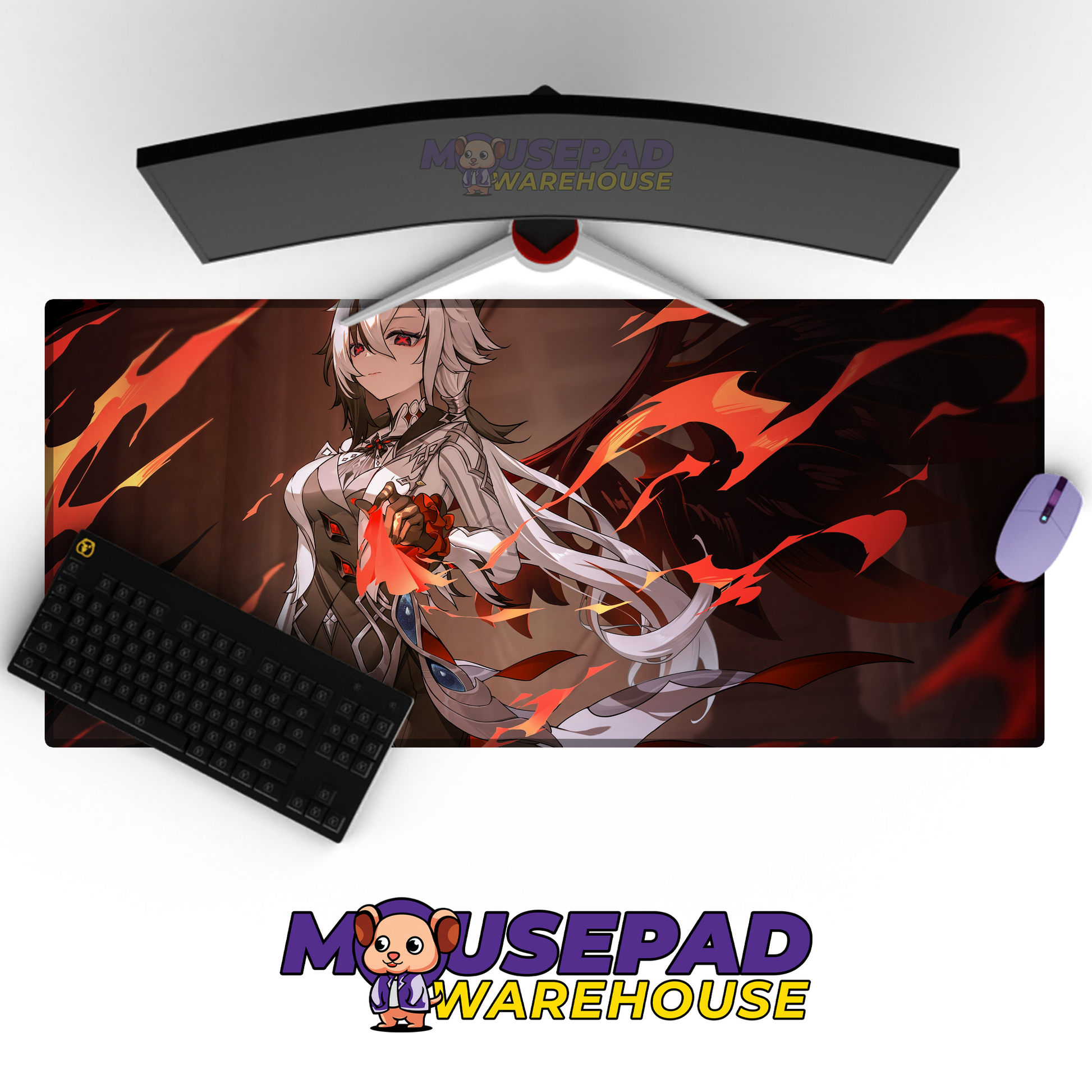 Arlecchino Genshin Impact V7 Mousepad Mockup