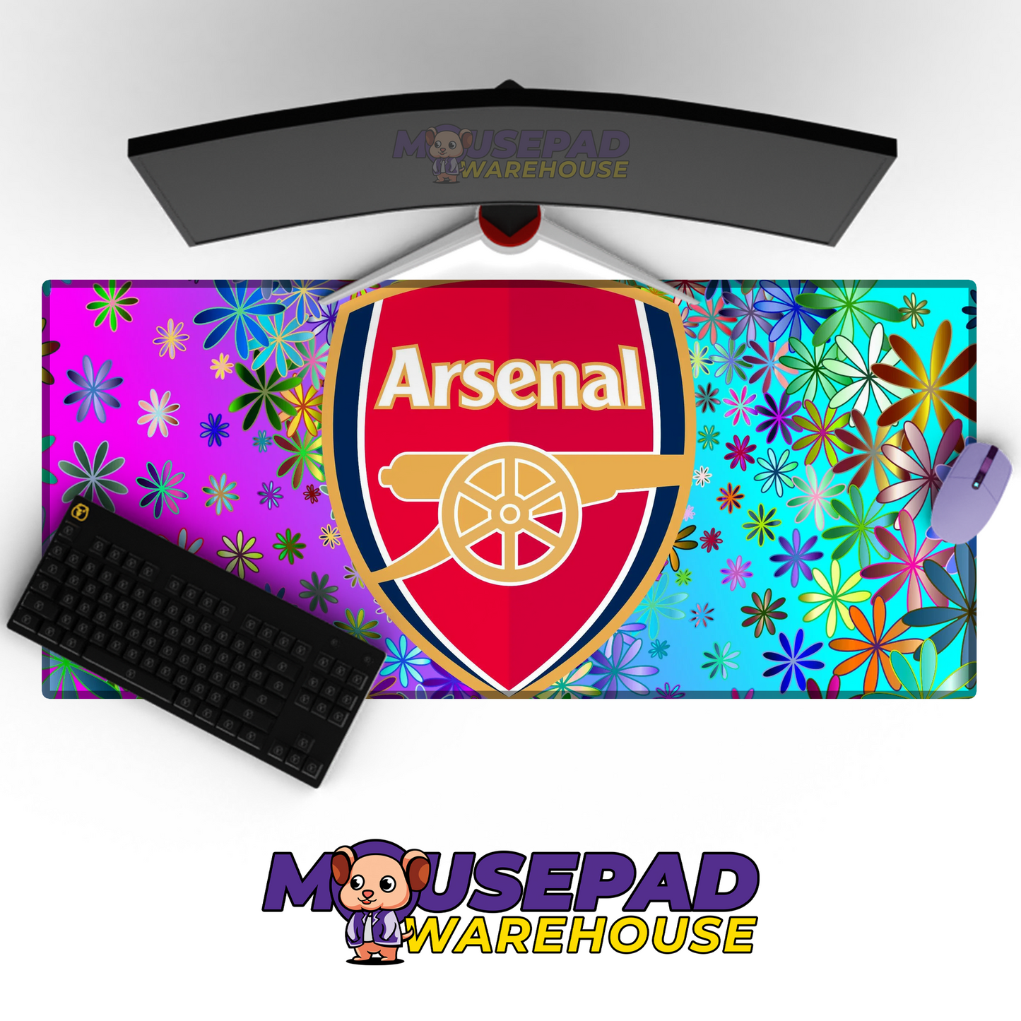 Arsenal V12 Mousepad Mockup