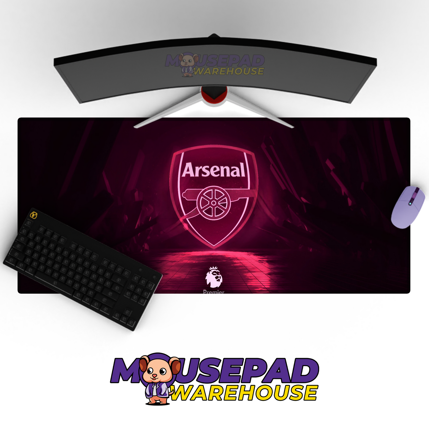 Arsenal V1 Mousepad Mockup