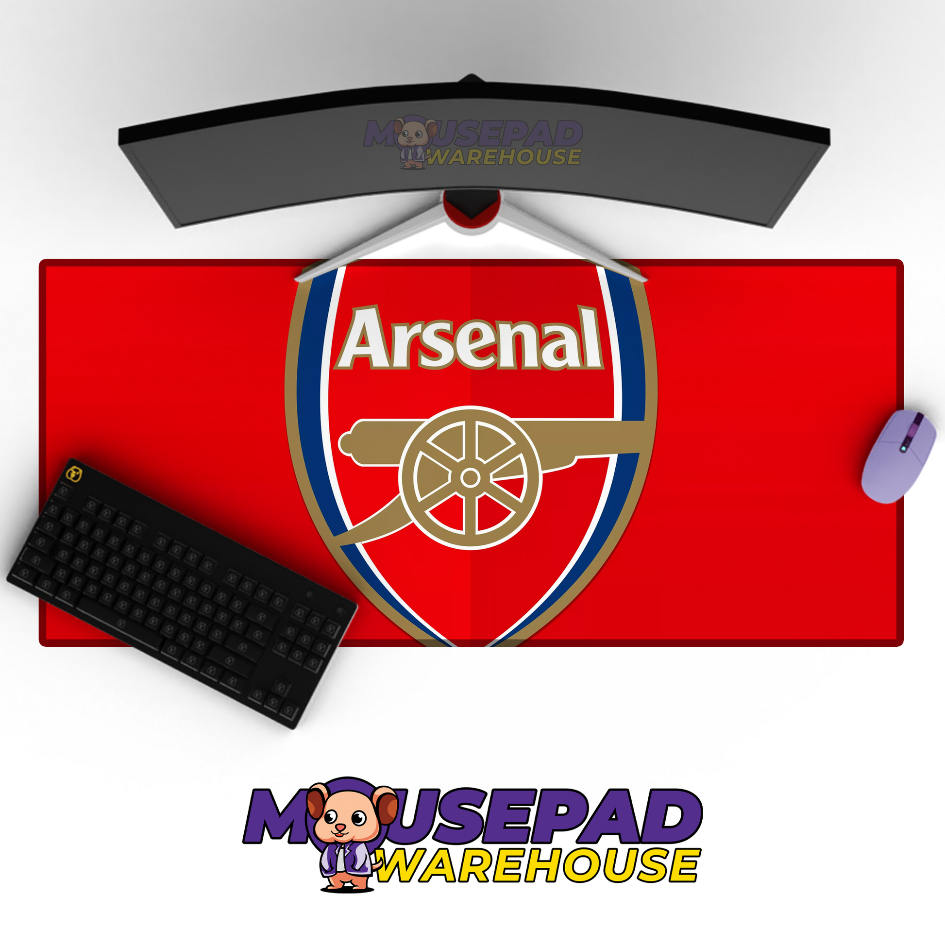 Arsenal V2 Mousepad Mockup