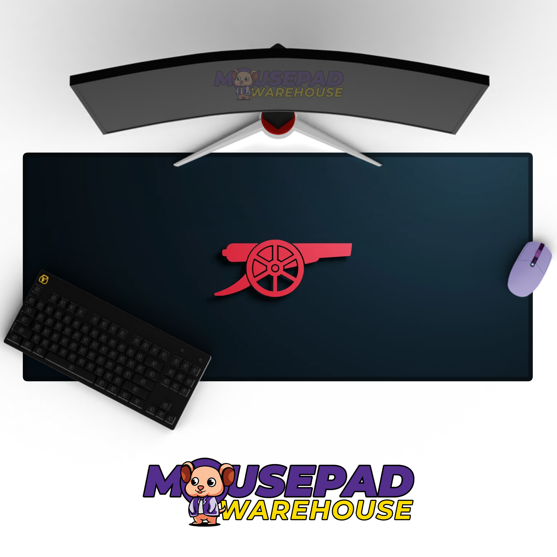 Arsenal V8 Mousepad Mockup