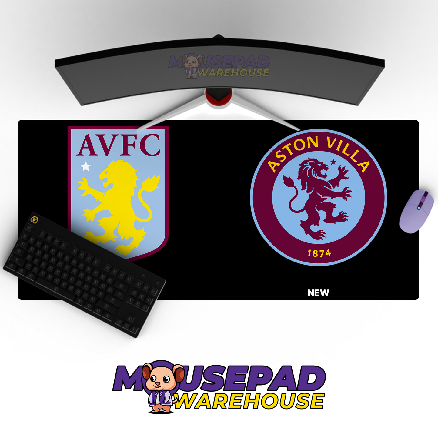 Aston Villa V17 Mousepad Mockup