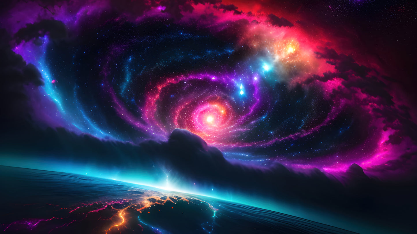 Astral Starwave Universe Desk Mat
