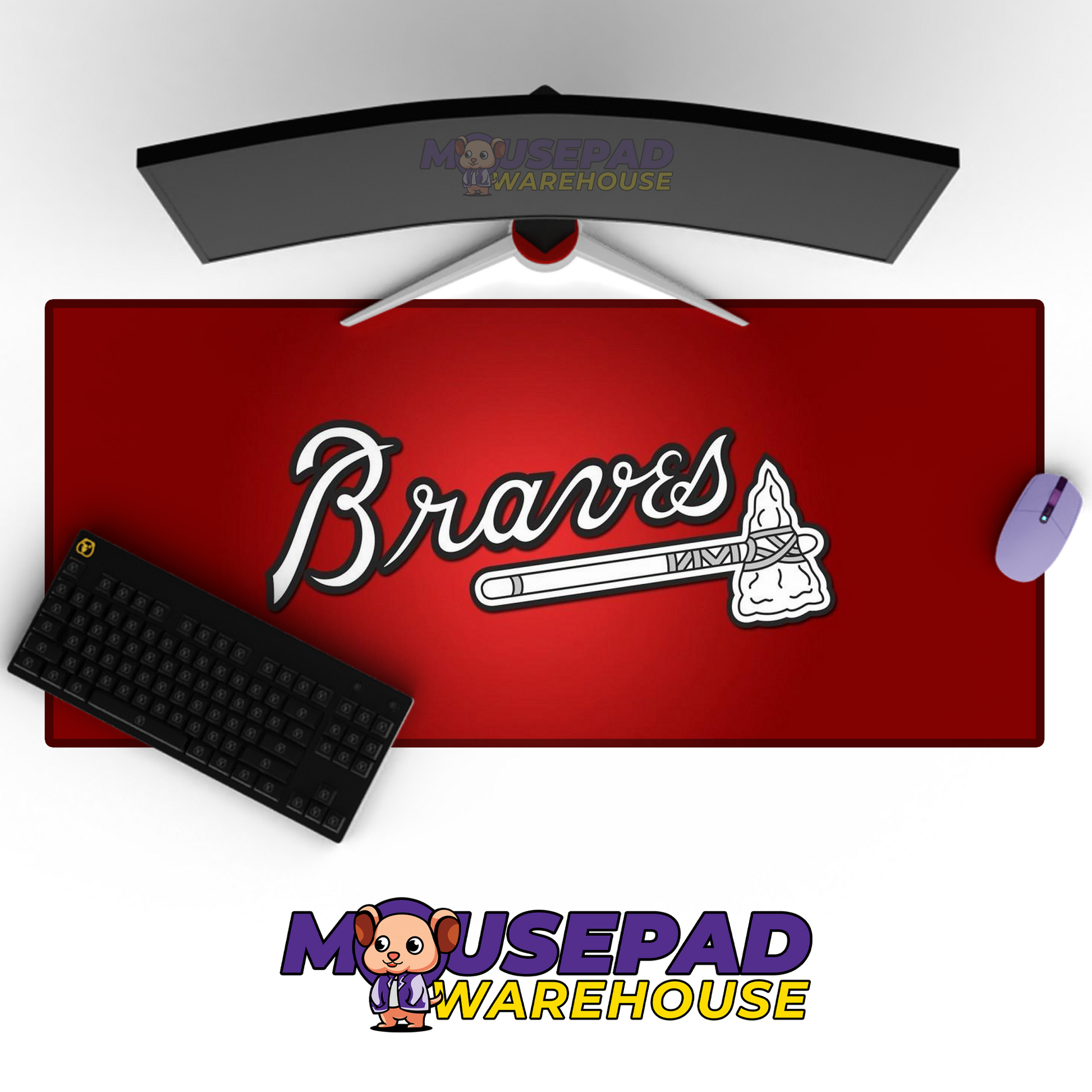 Atlanta Braves V14 Mousepad Mockup