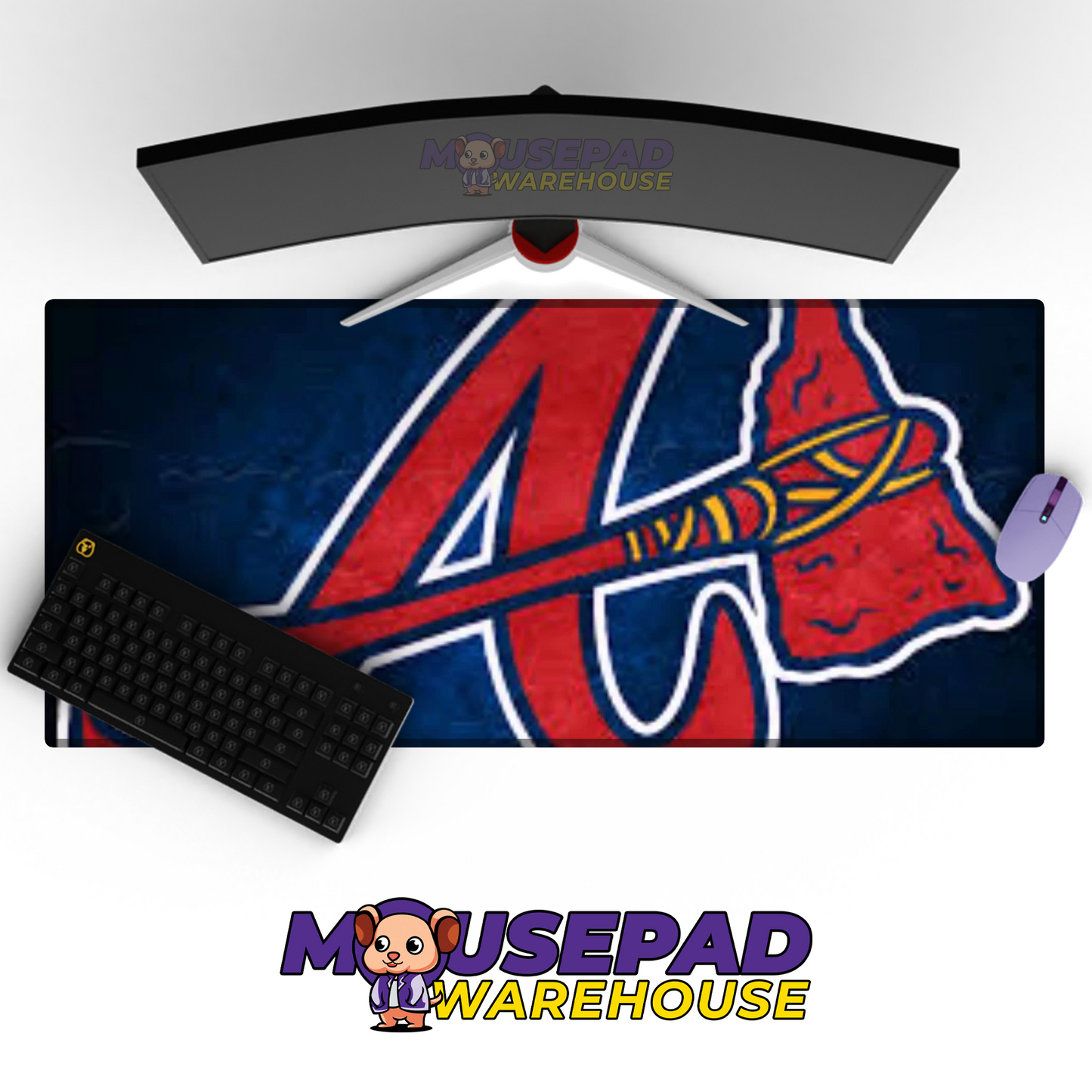 Atlanta Braves V15 Mousepad Mockup