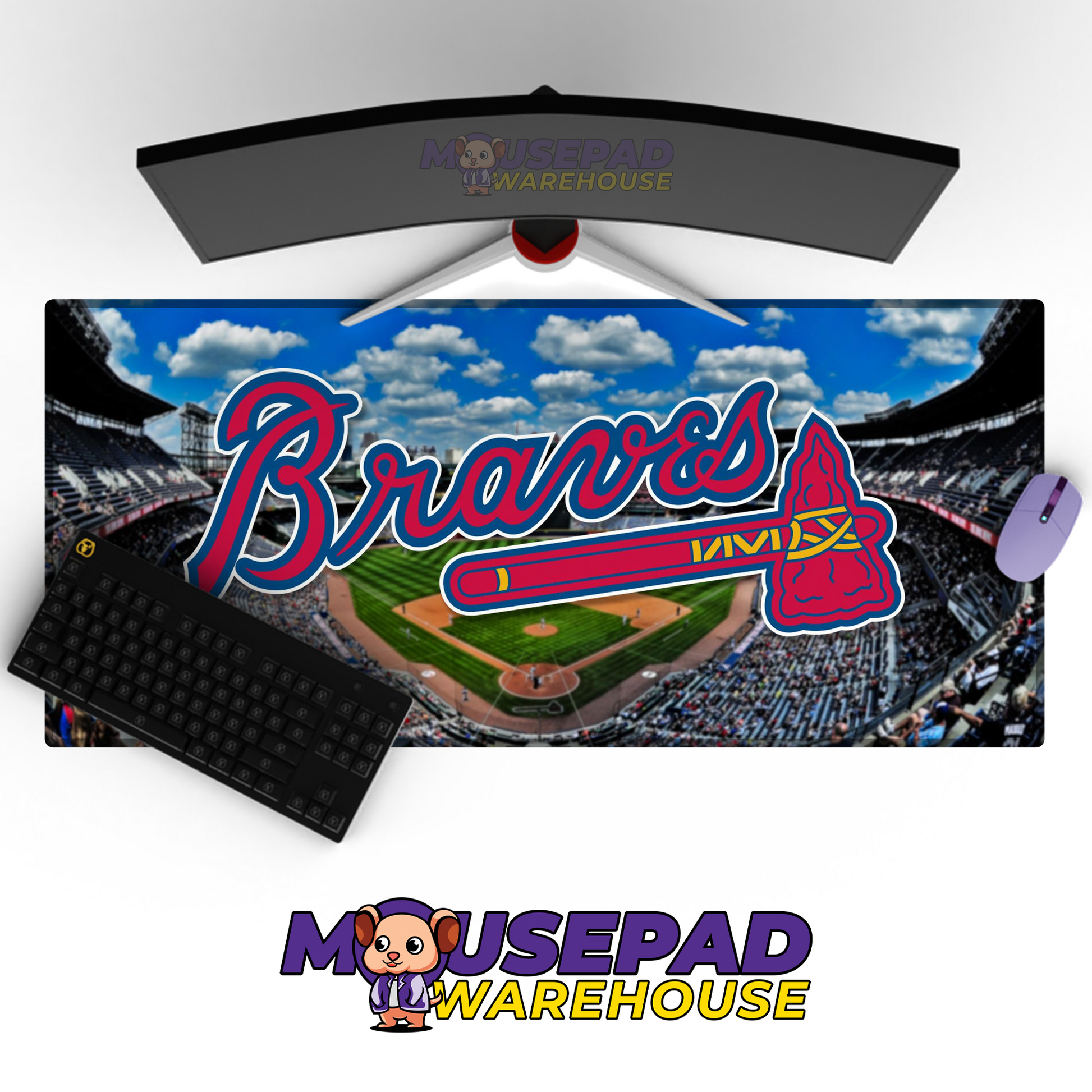 Atlanta Braves V16 Mousepad Mockup