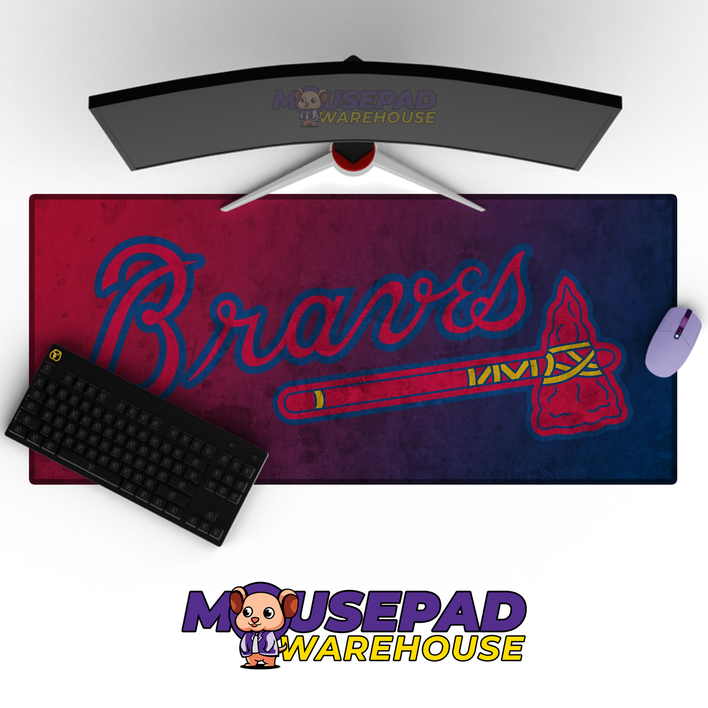 Atlanta Braves V17 Mousepad Mockup