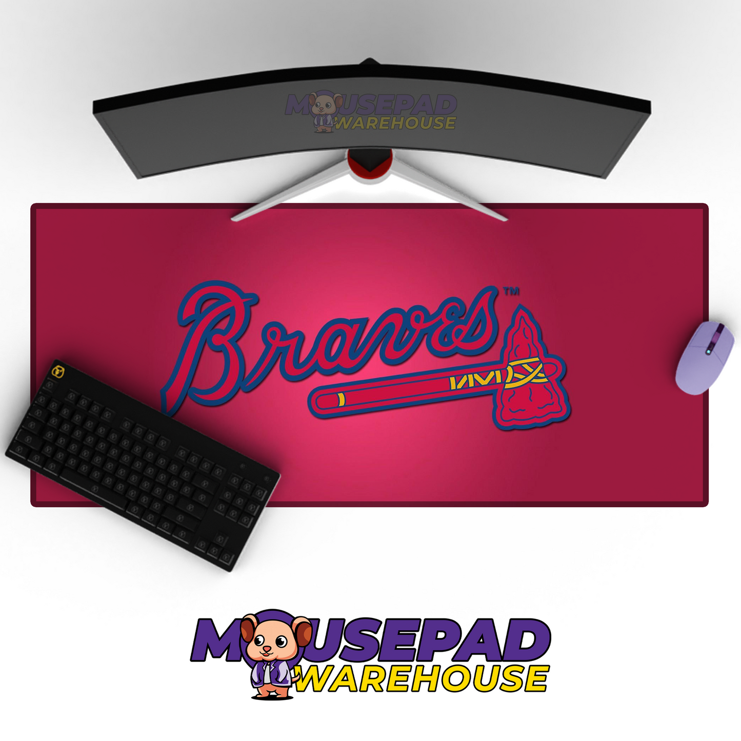 Atlanta Braves V18 Mousepad Mockup