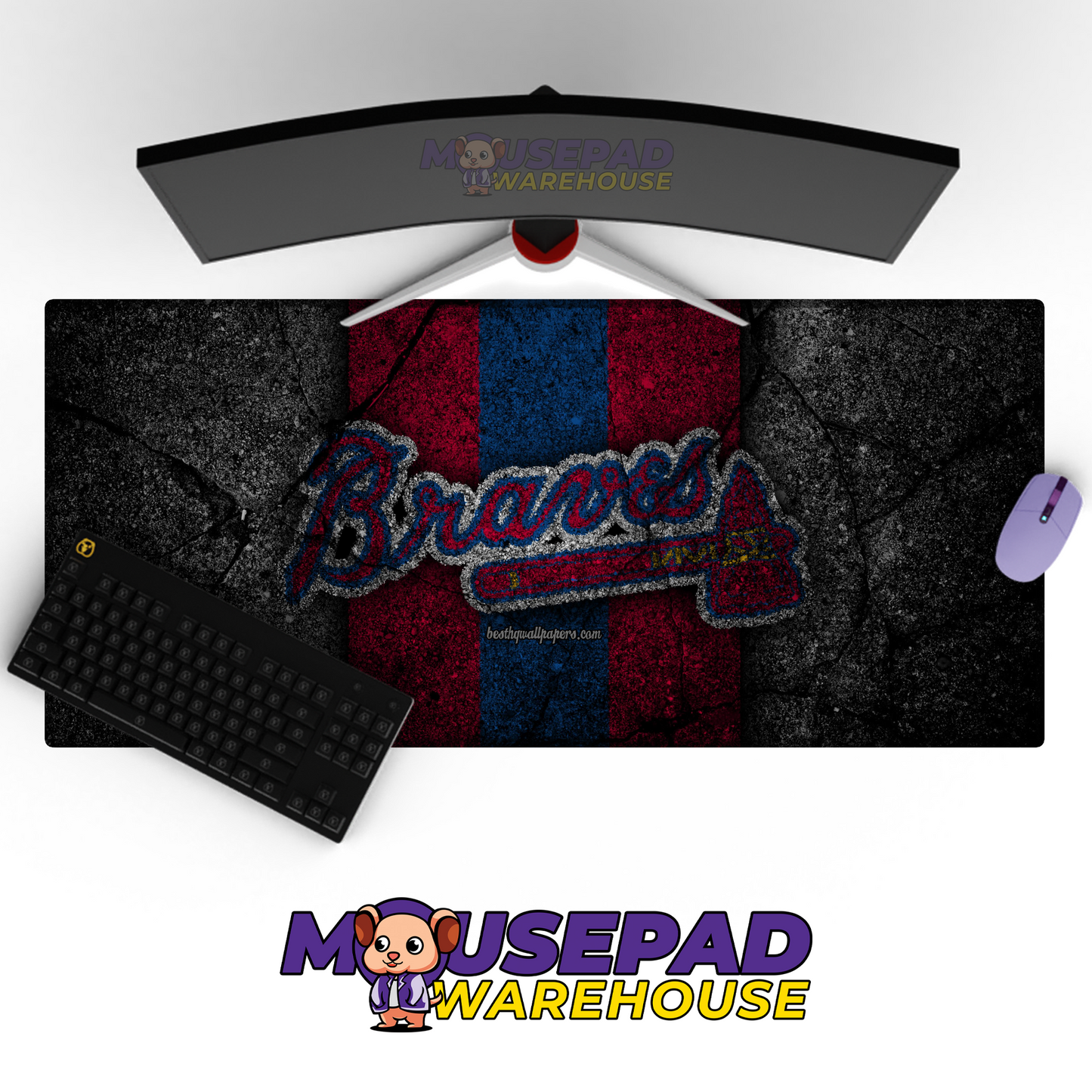 Atlanta Braves V21 Mousepad Mockup