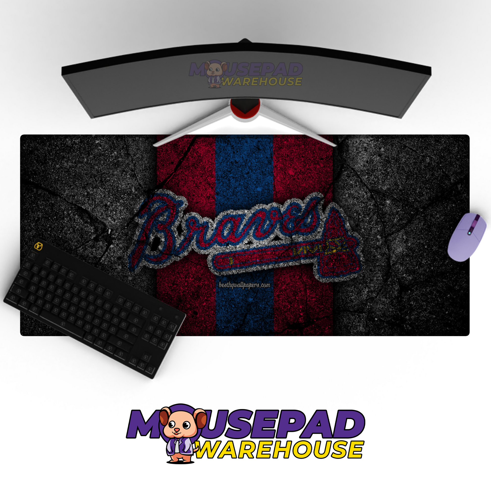 Atlanta Braves V21 Mousepad Mockup