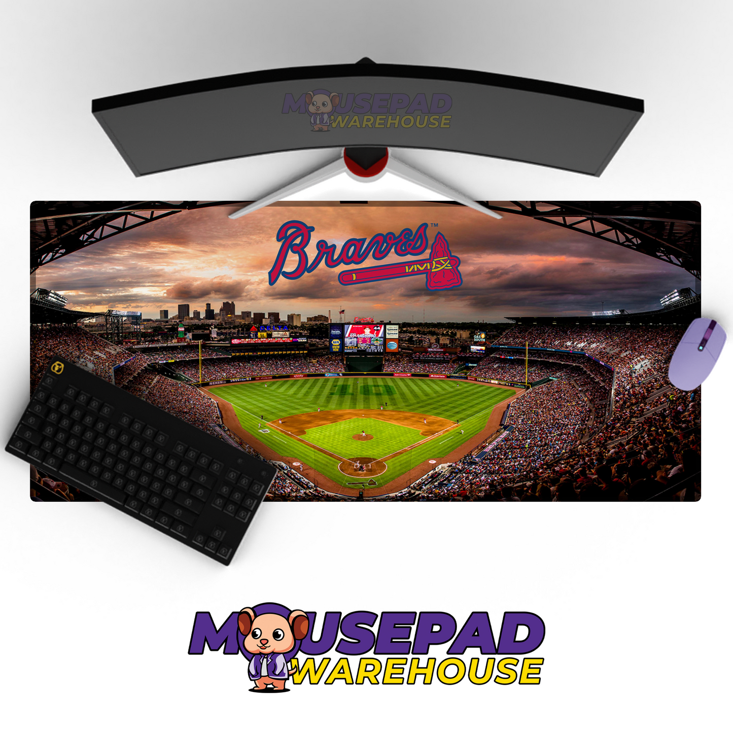 Atlanta Braves V25 Mousepad Mockup