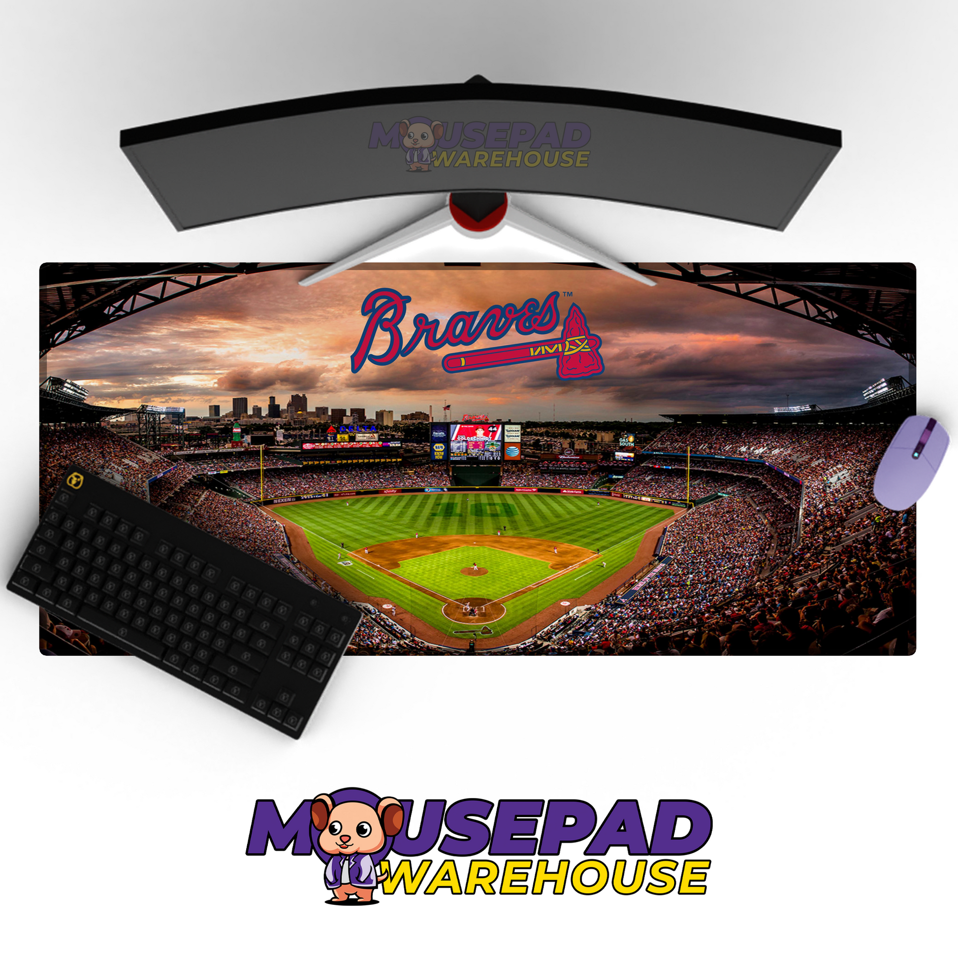 Atlanta Braves V25 Mousepad Mockup