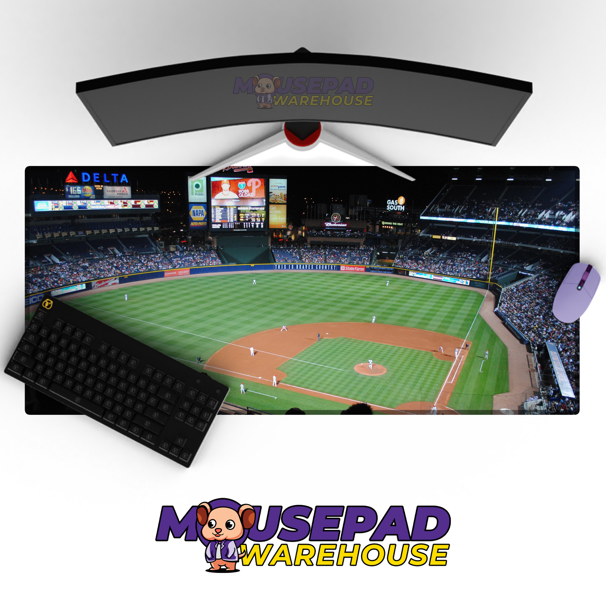 Atlanta Braves V27 Mousepad Mockup