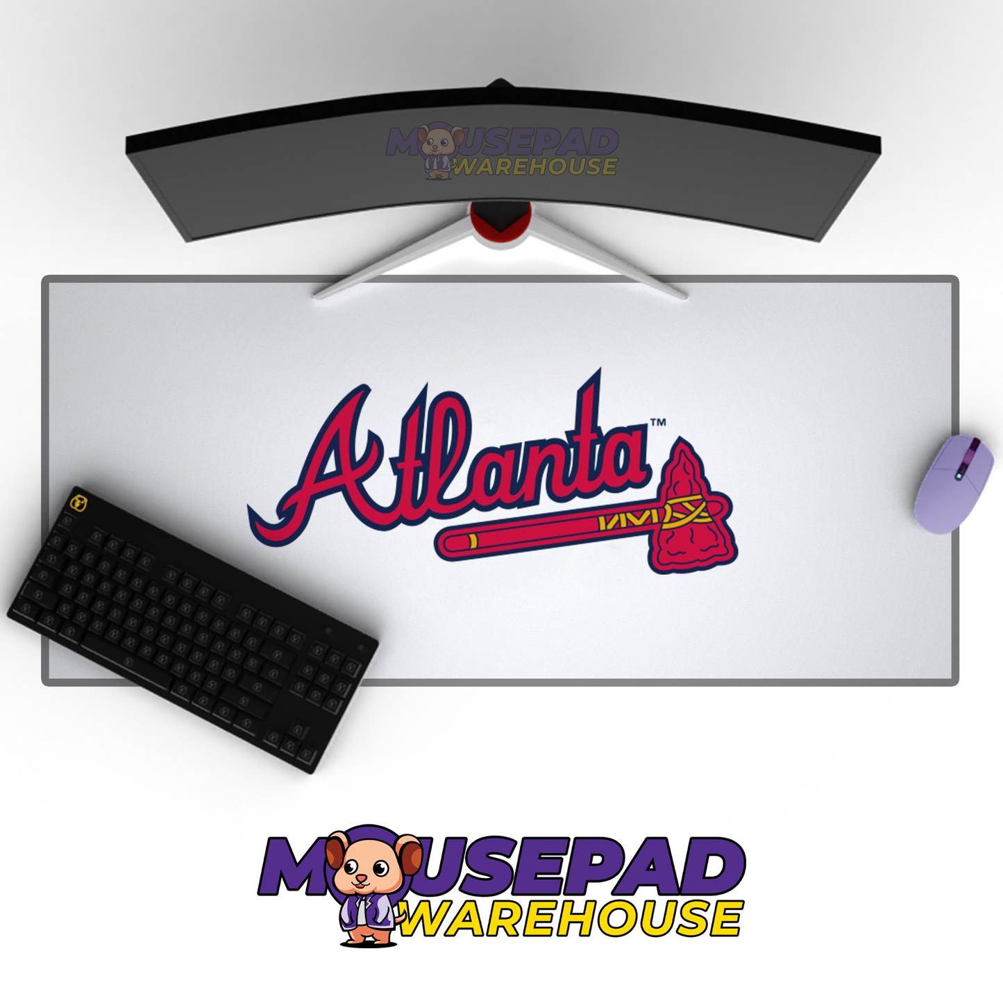 Atlanta Braves V2 Mousepad Mockup