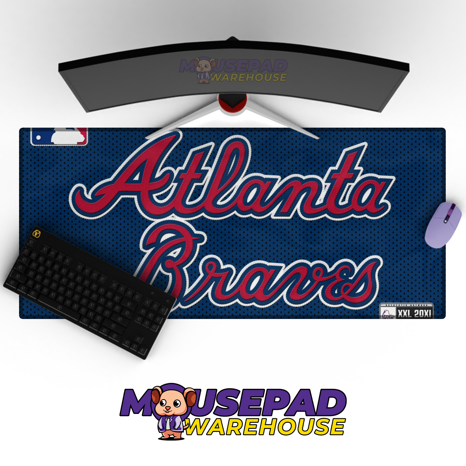 Atlanta Braves V6 Mousepad Mockup