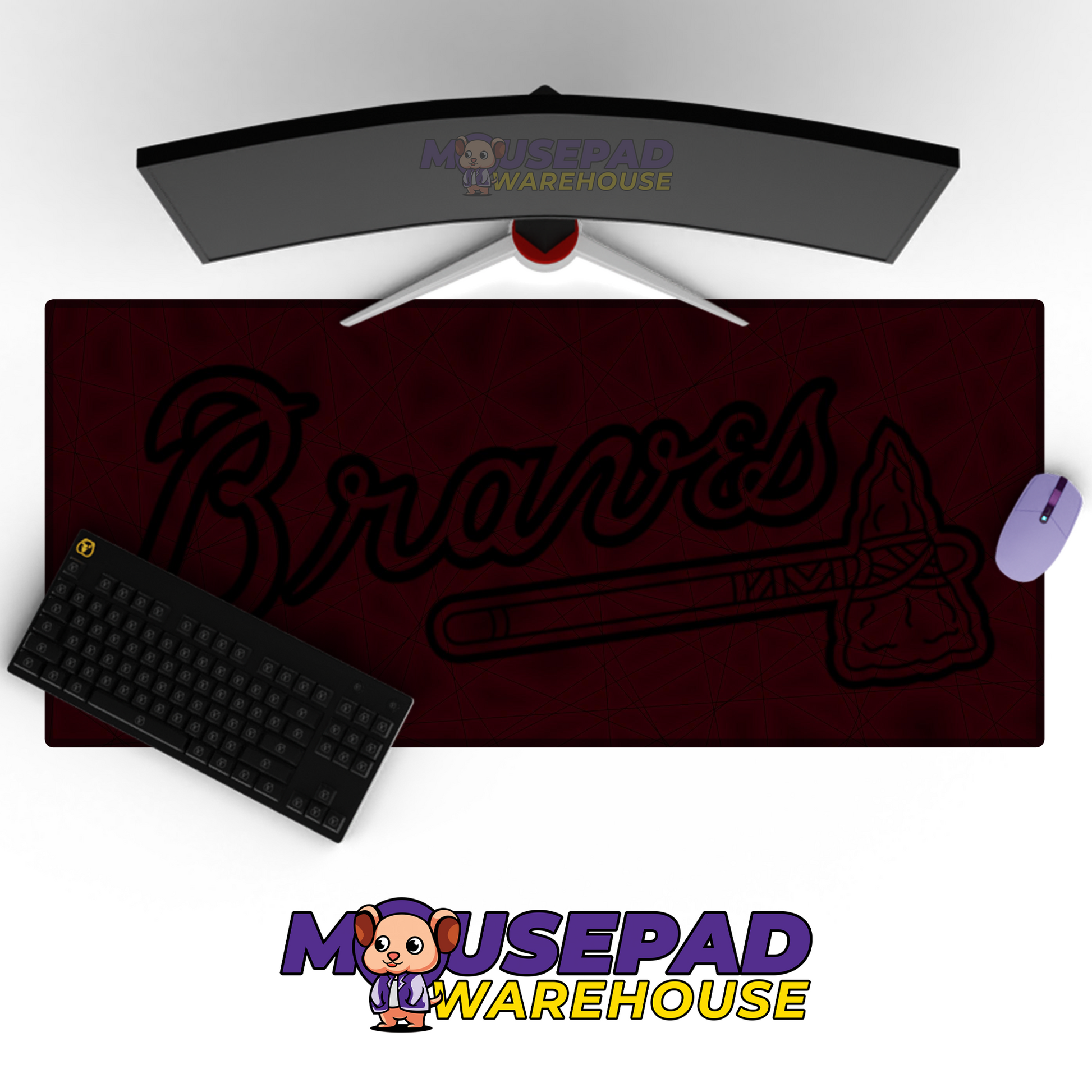 Atlanta Braves V7 Mousepad Mockup