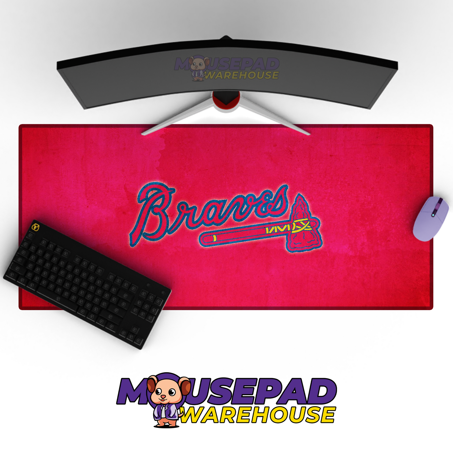 Atlanta Braves V8 Mousepad Mockup