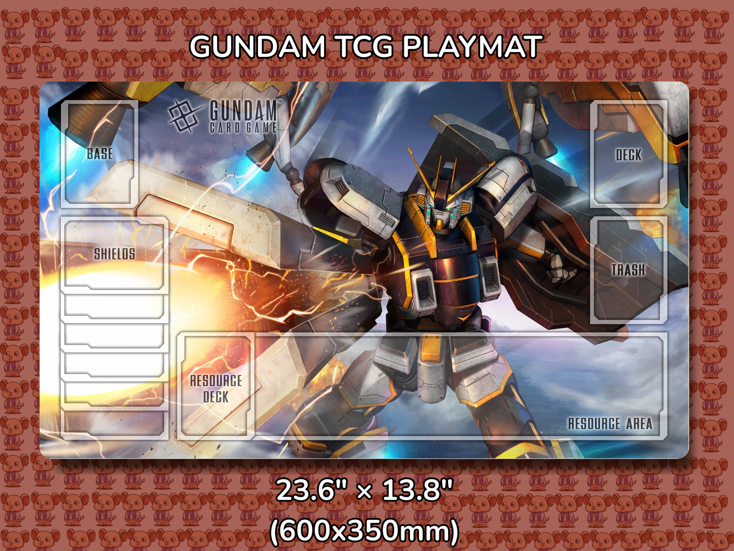 Atlas Gundam TCG Playmat Mockup