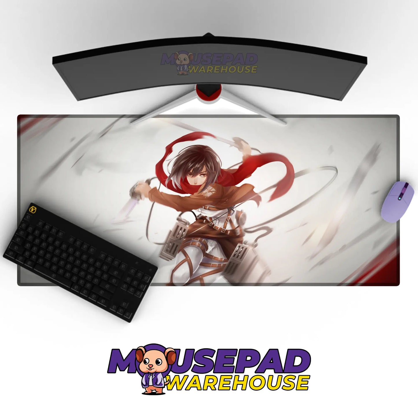 Attack on Titan Anime Mousepad 607700 - Mousepad Warehouse