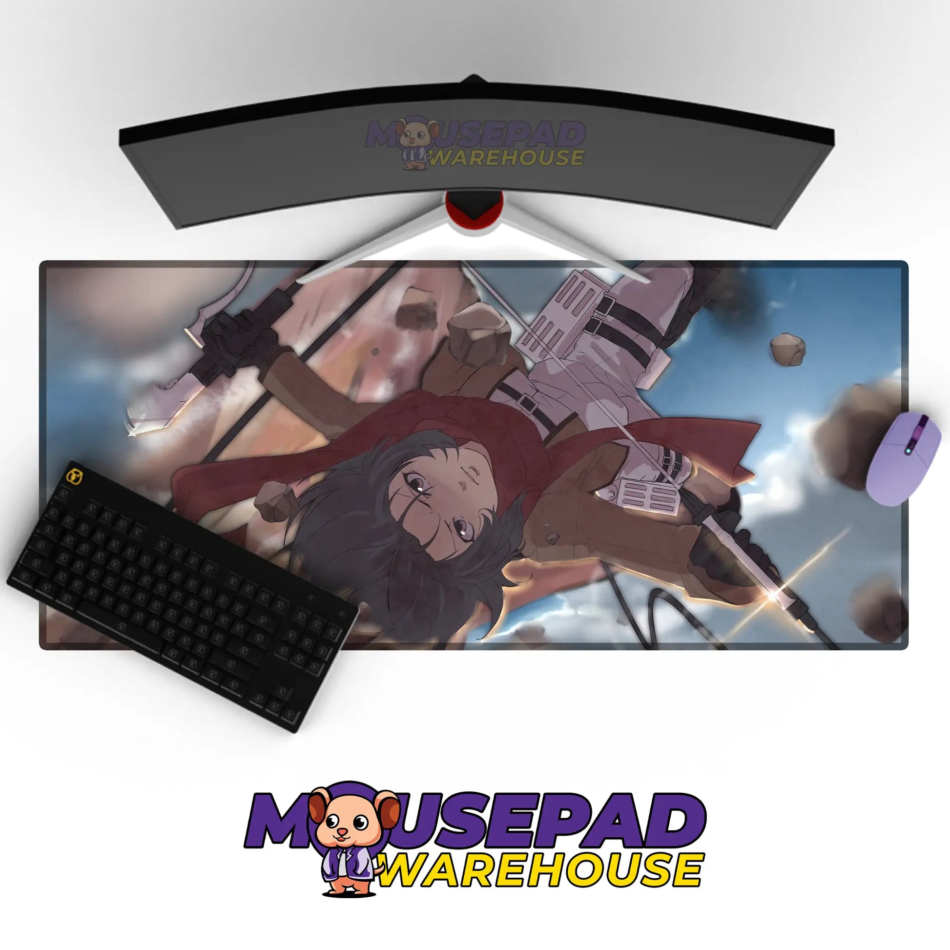 Attack on Titan Anime Mousepad 607879 - Mousepad Warehouse