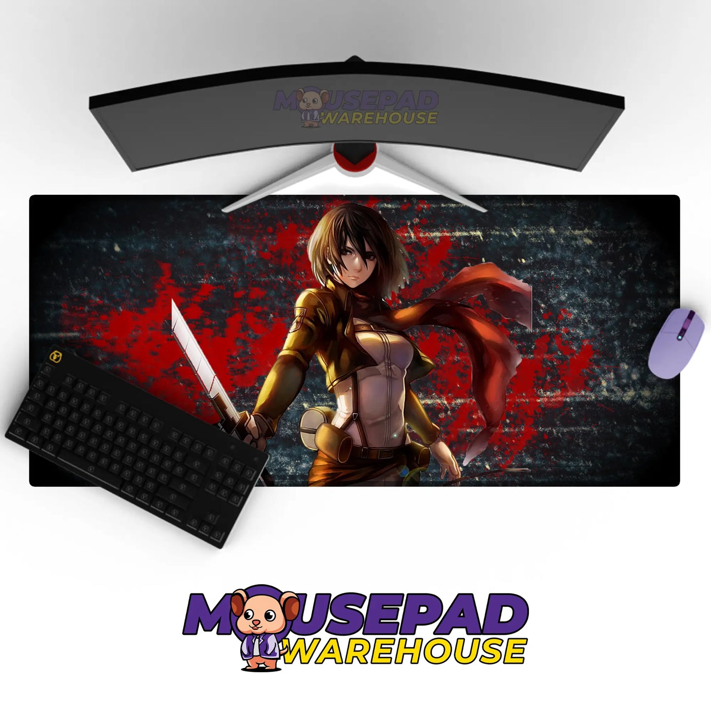 Attack on Titan Anime Mousepad 607885 - Mousepad Warehouse