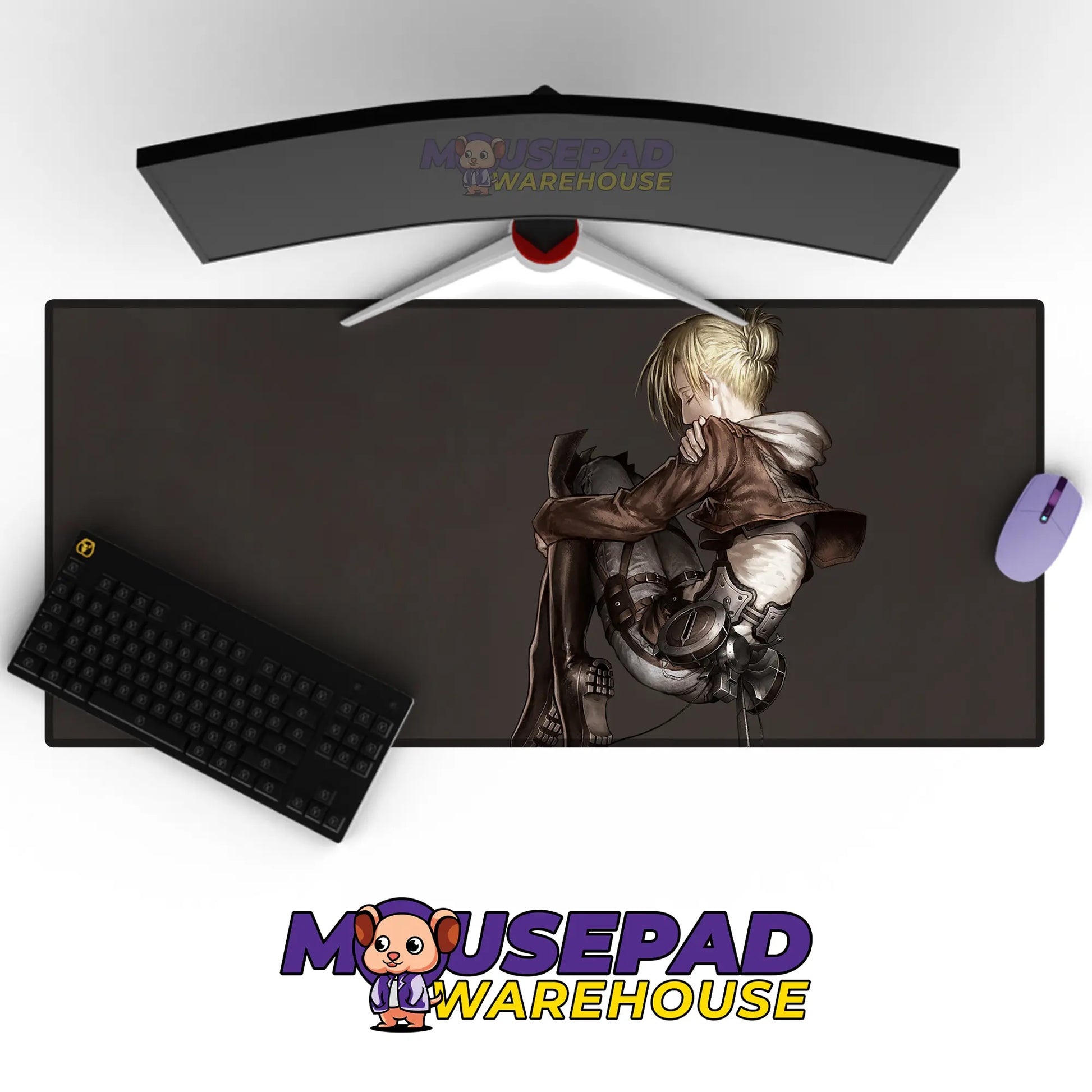 Attack on Titan Anime Mousepad 607886 - Mousepad Warehouse