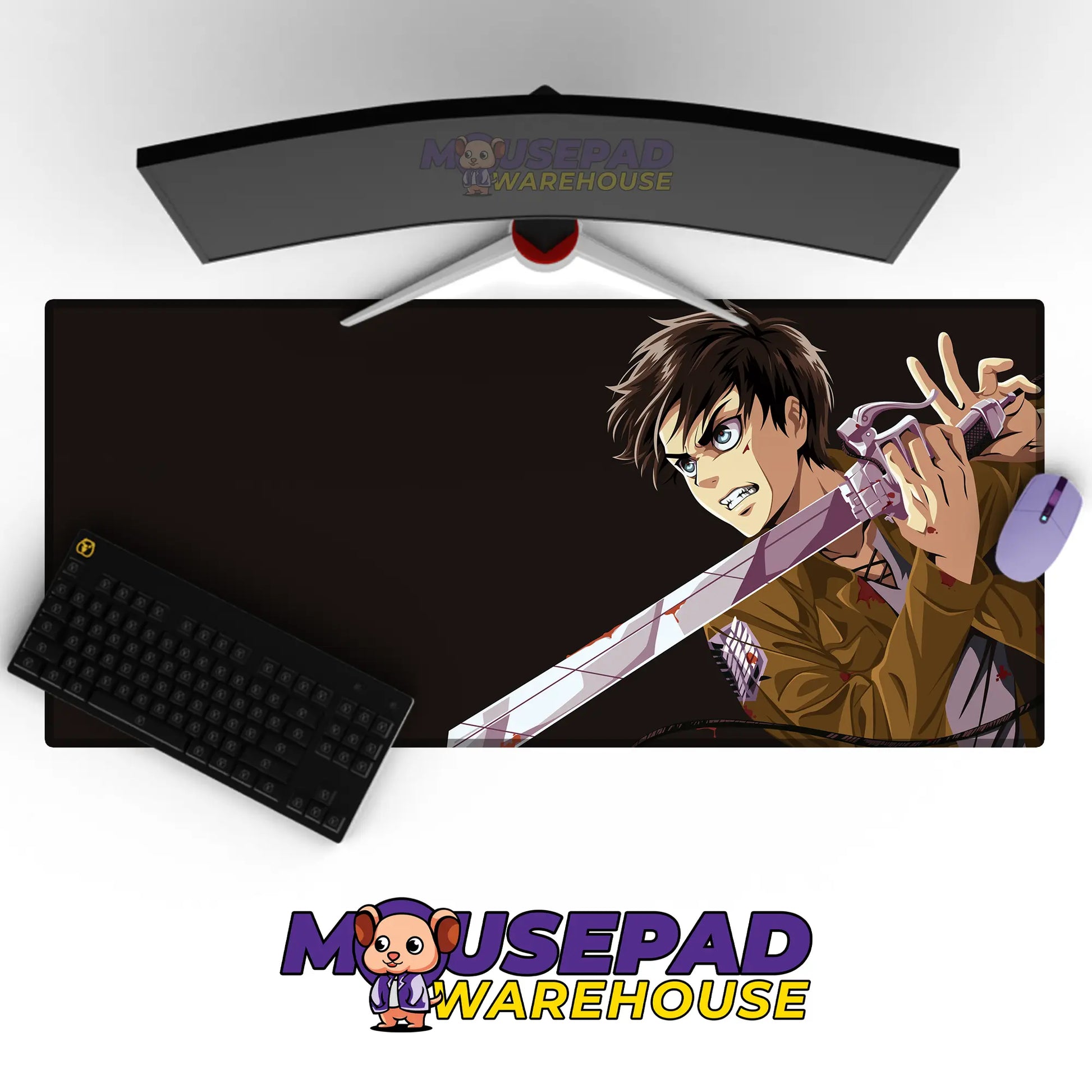 Attack on Titan Anime Mousepad 835076 - Mousepad Warehouse