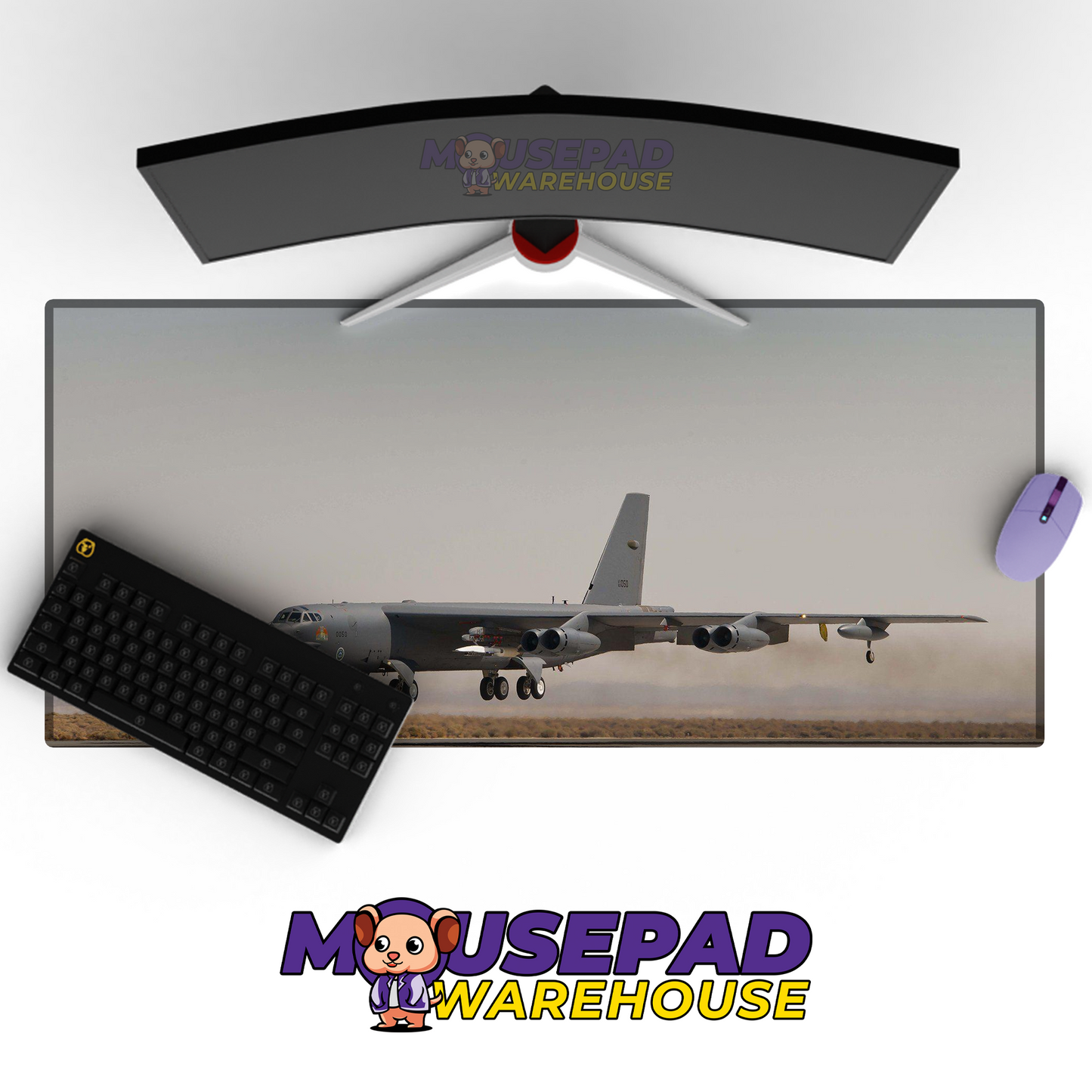 B-52 Stratofortress V12 Mousepad Deskmat Mockup