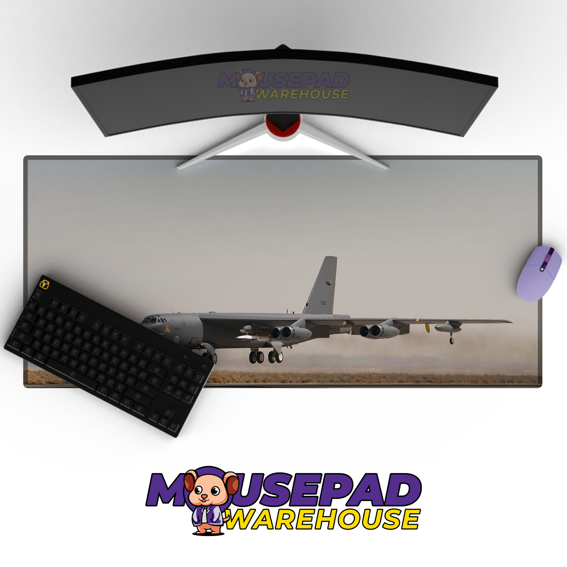 B-52 Stratofortress V12 Mousepad Deskmat Mockup