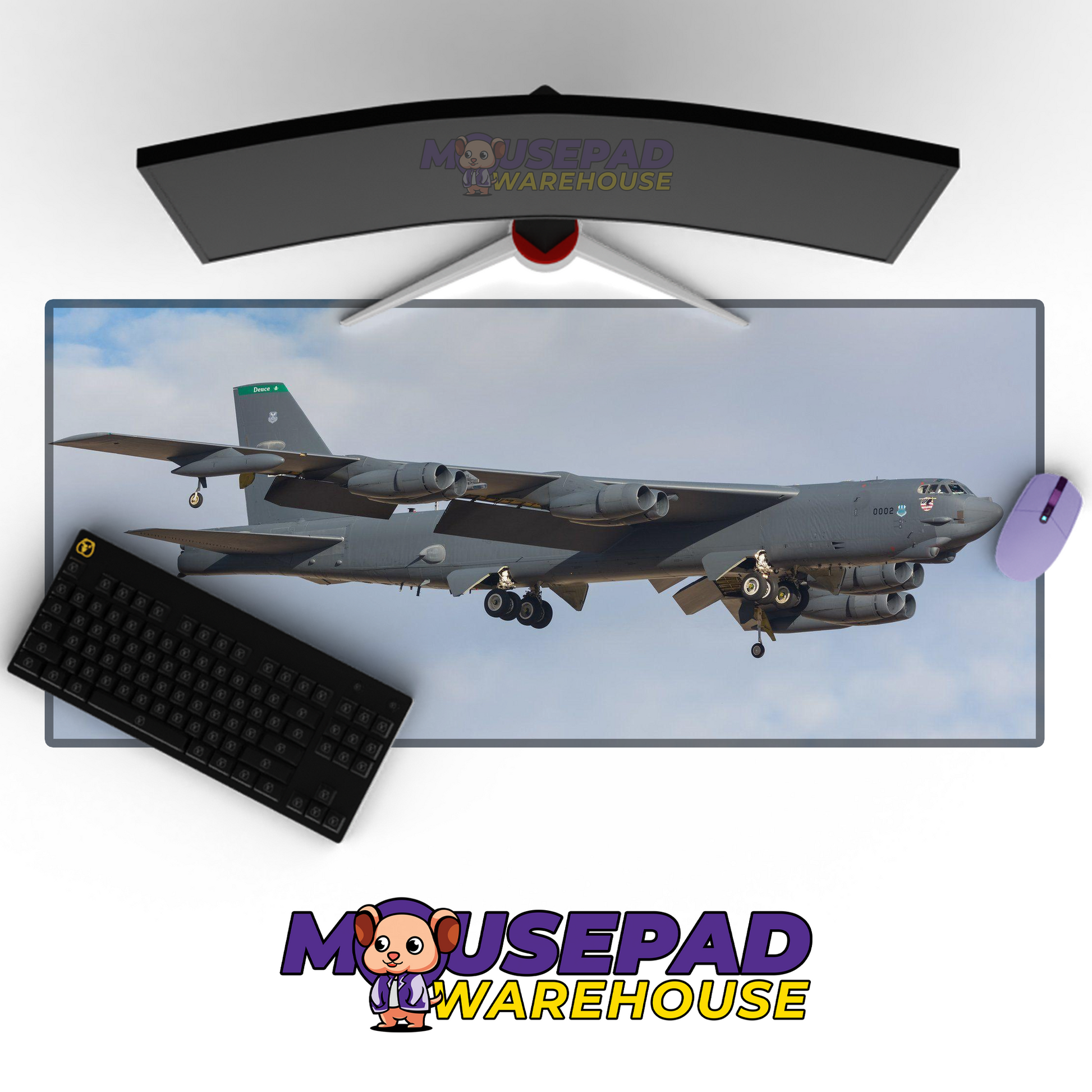 B-52 Stratofortress V25 Mousepad Deskmat Mockup