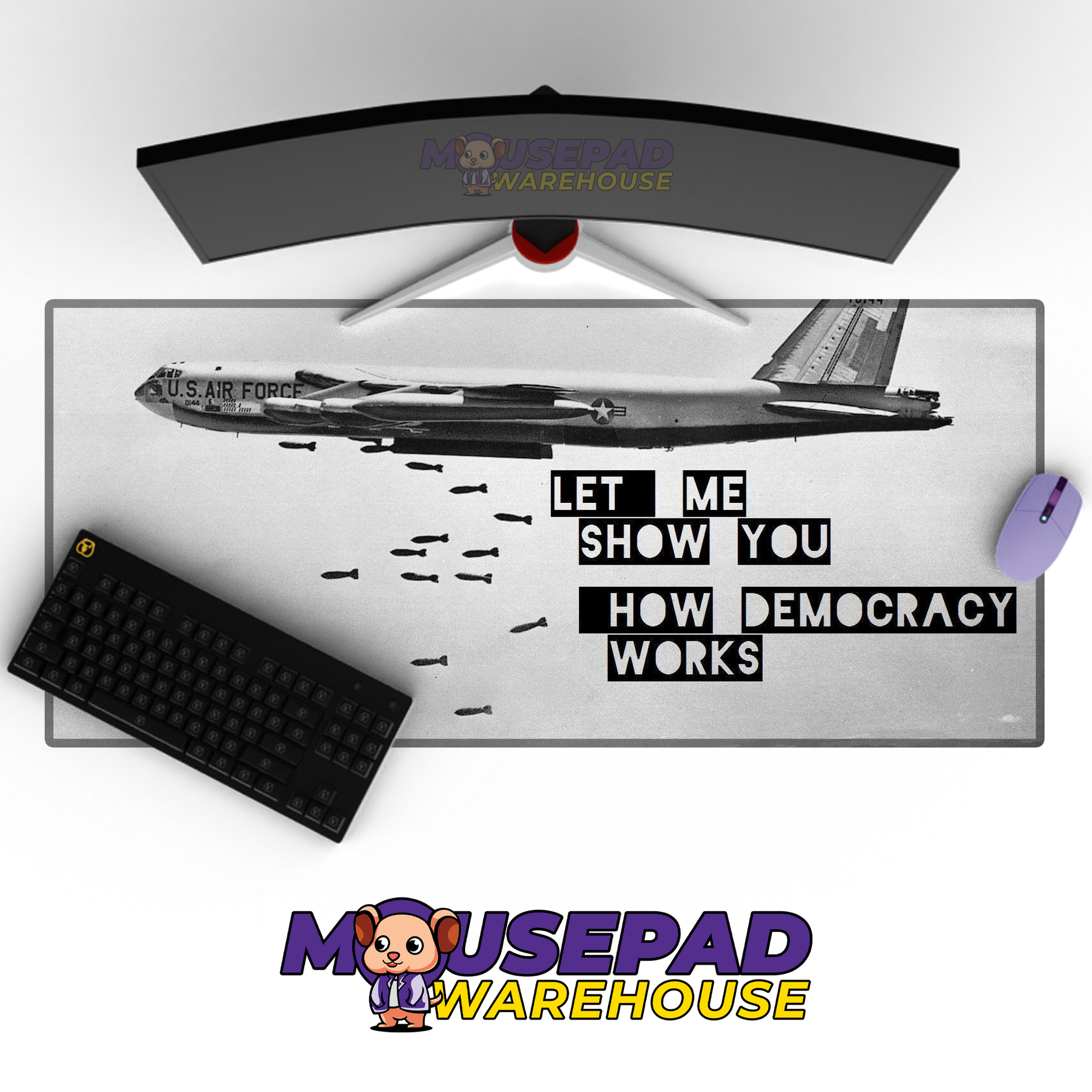 B-52 Stratofortress V5 Mousepad Deskmat Mockup