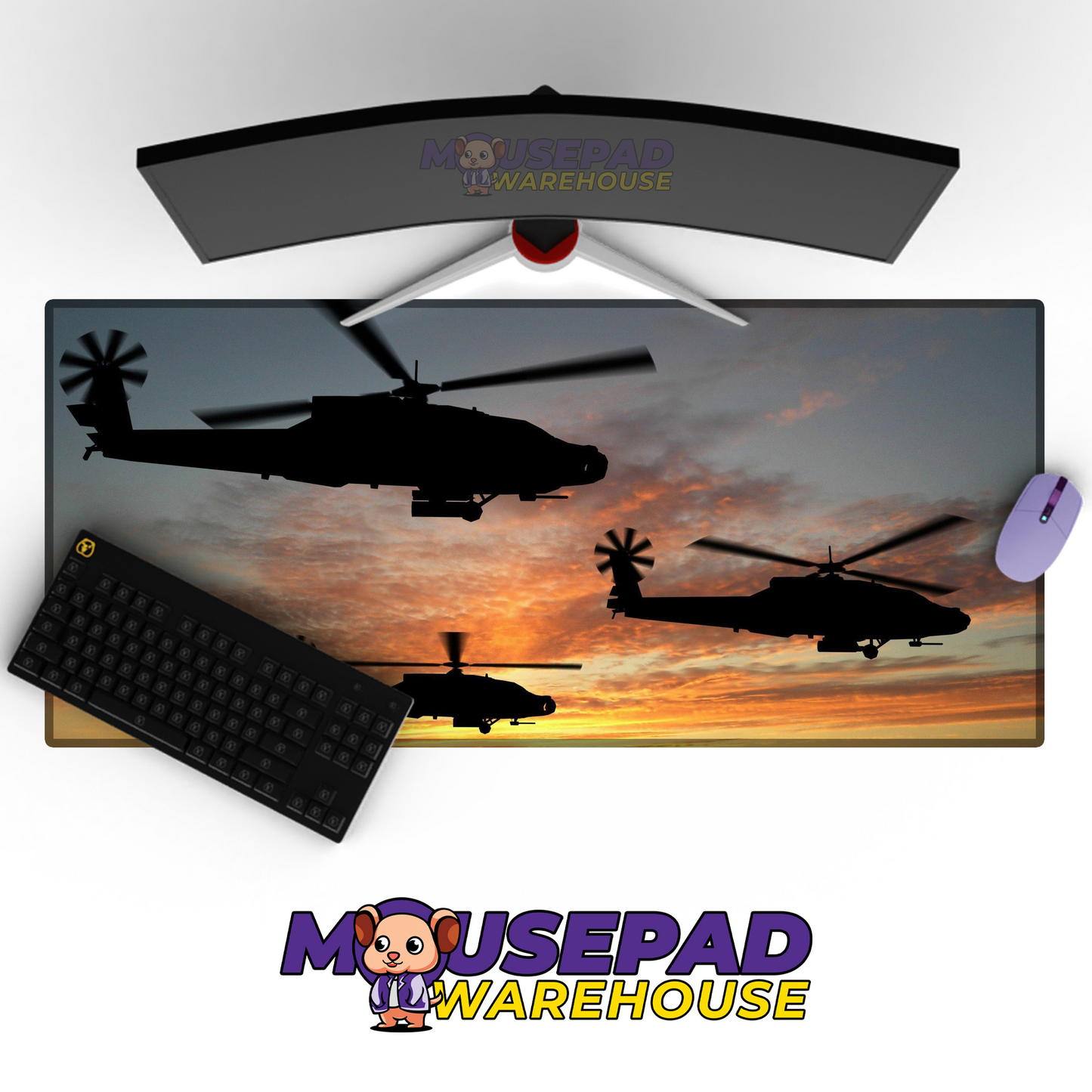 B-52 Stratofortress V6 Mousepad Deskmat Mockup