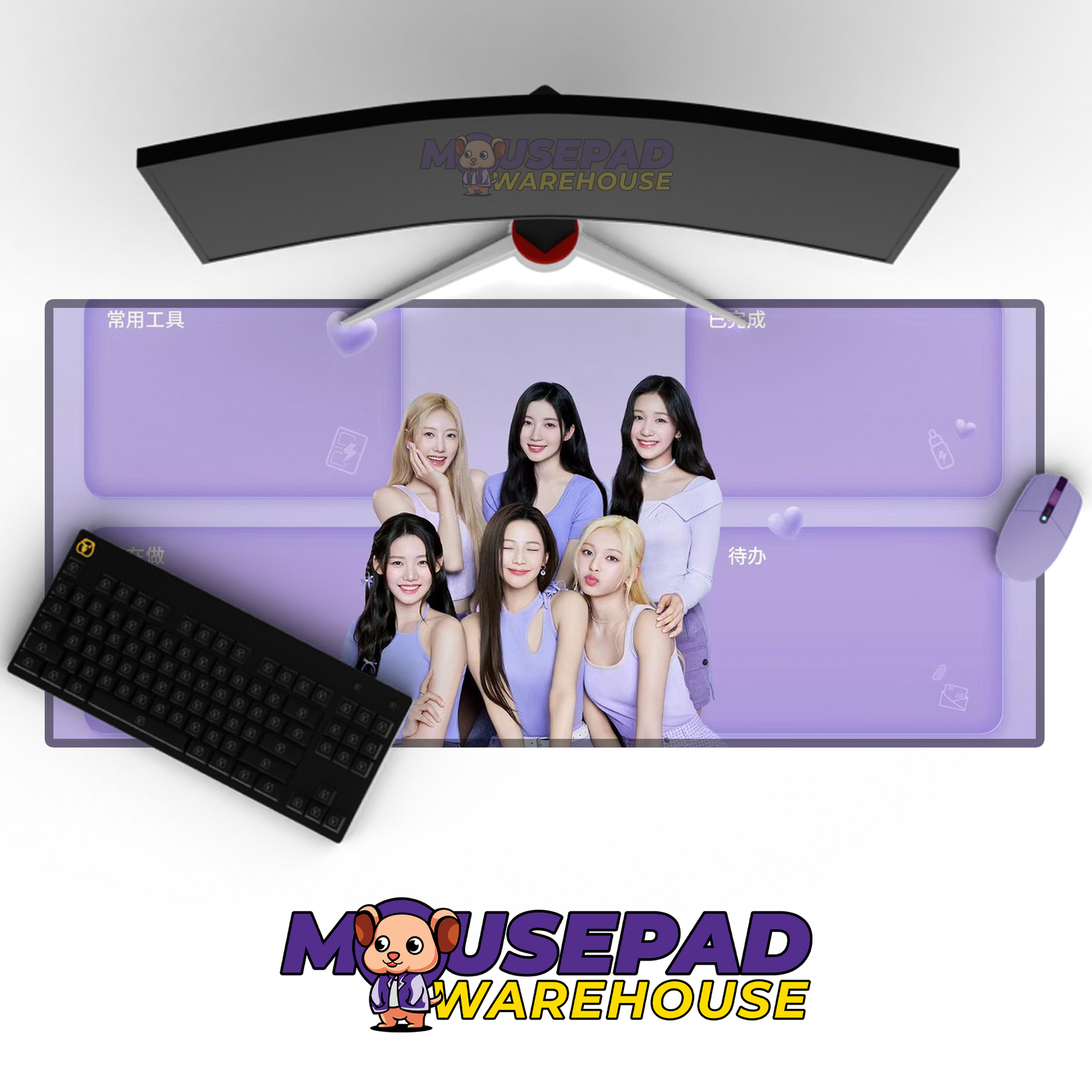 BABYMONSTER V14 Mousepad Mockup