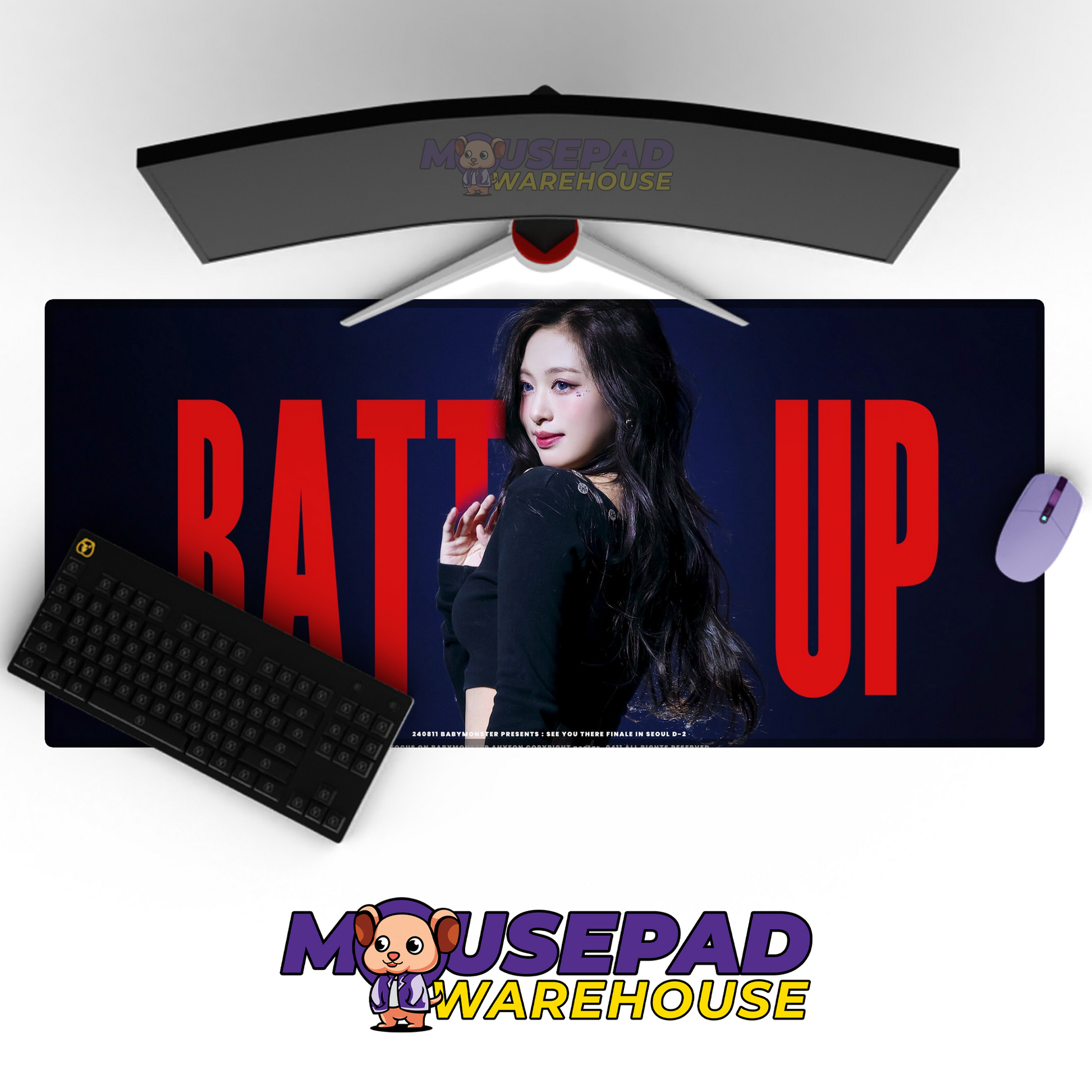 BABYMONSTER V28 Mousepad Mockup