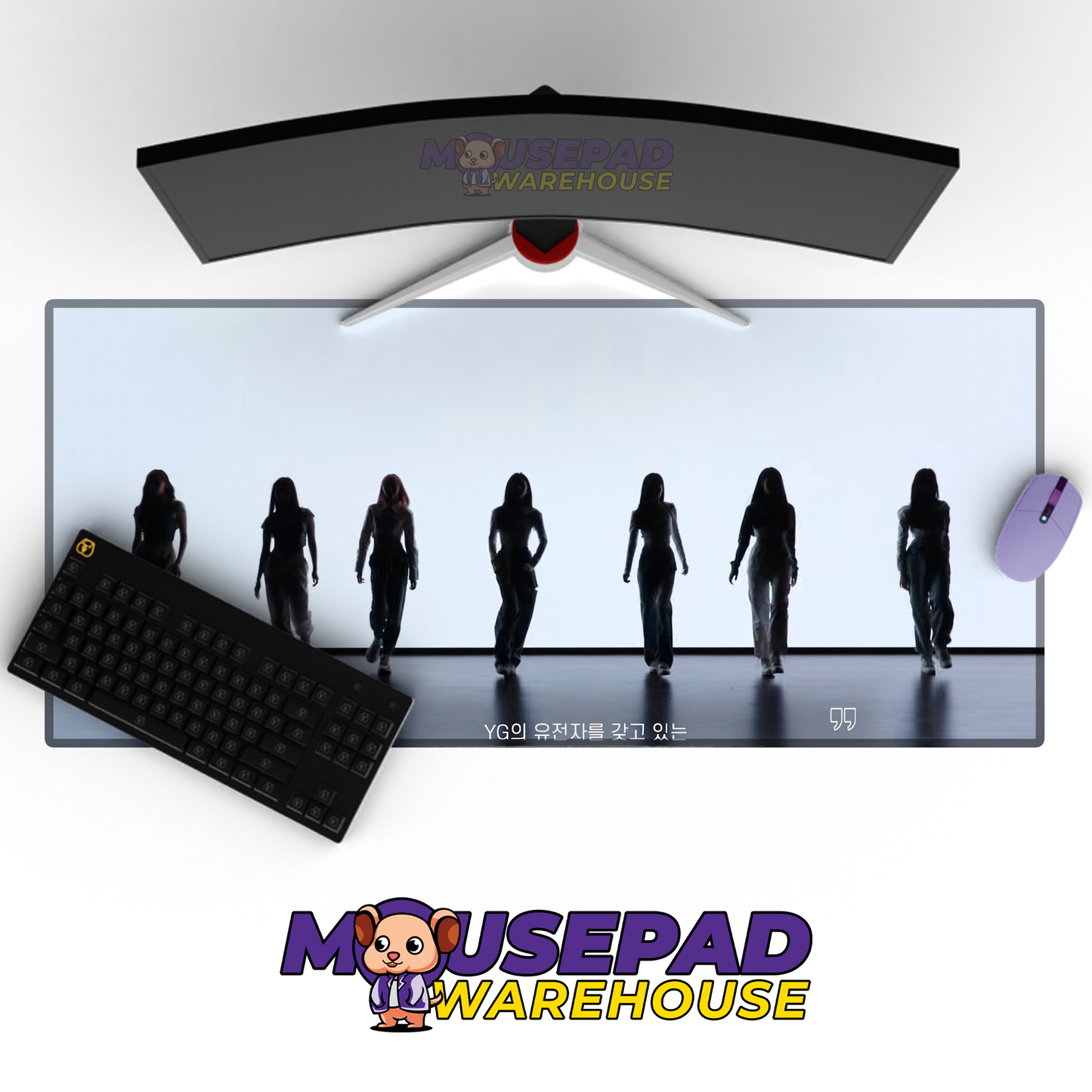 BABYMONSTER V2 Mousepad Mockup