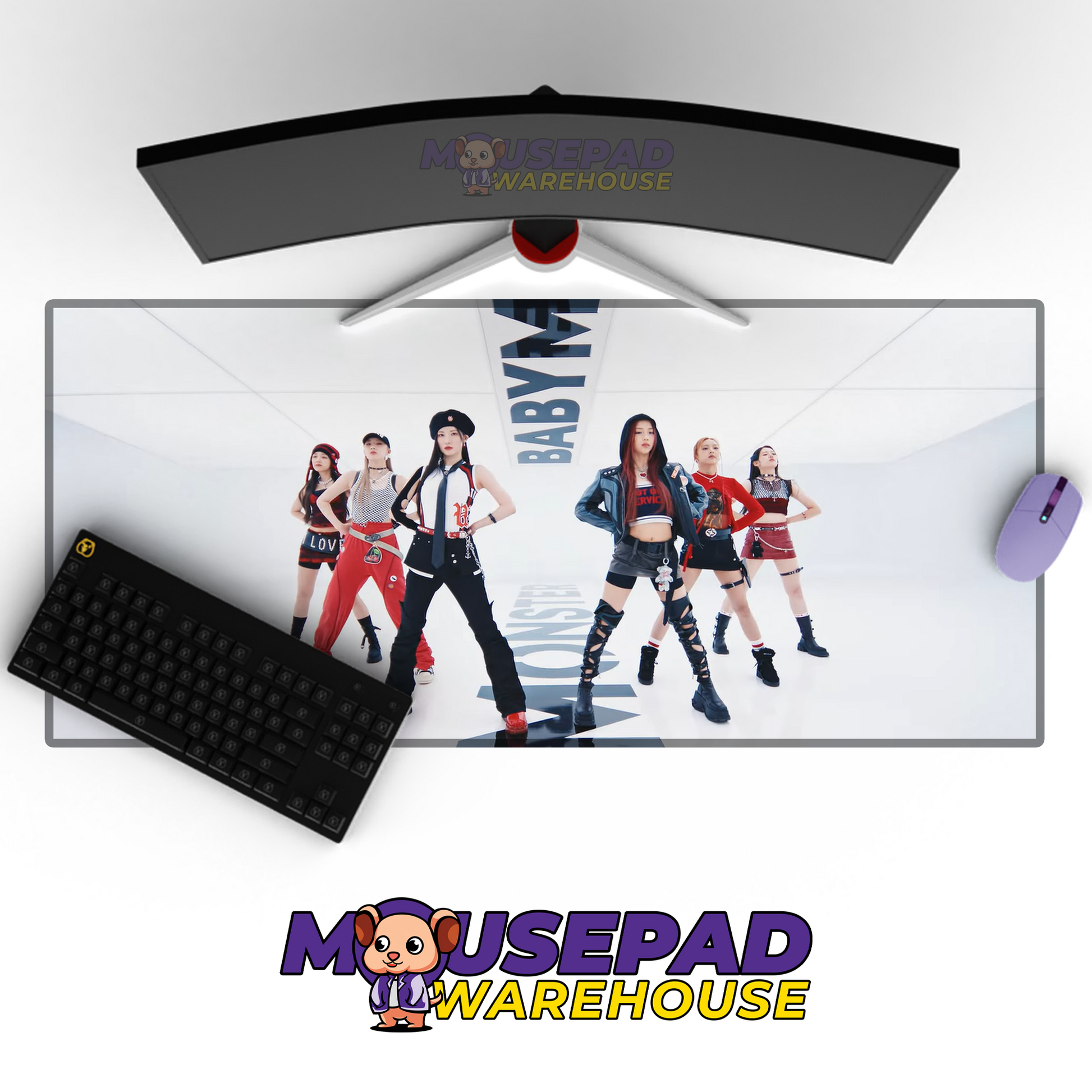 BABYMONSTER V3 Mousepad Mockup
