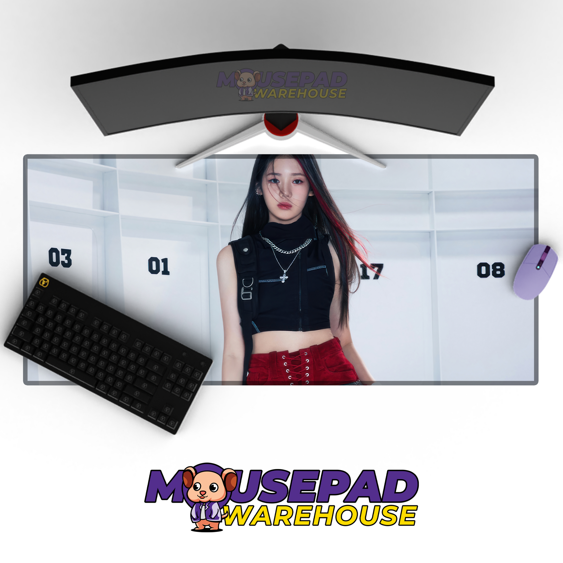 BABYMONSTER V8 Mousepad Mockup