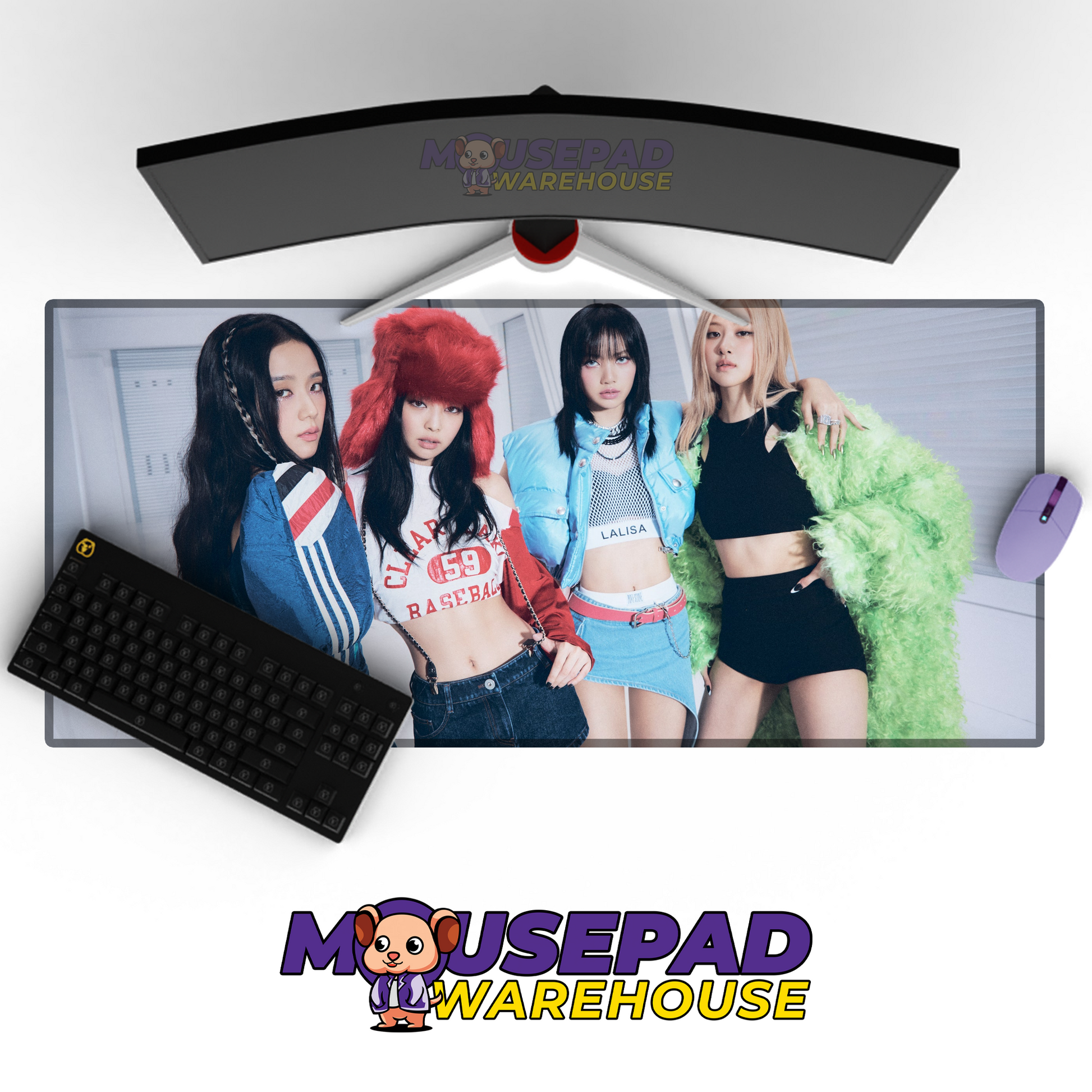 BLACKPINK V16 Mousepad Mockup