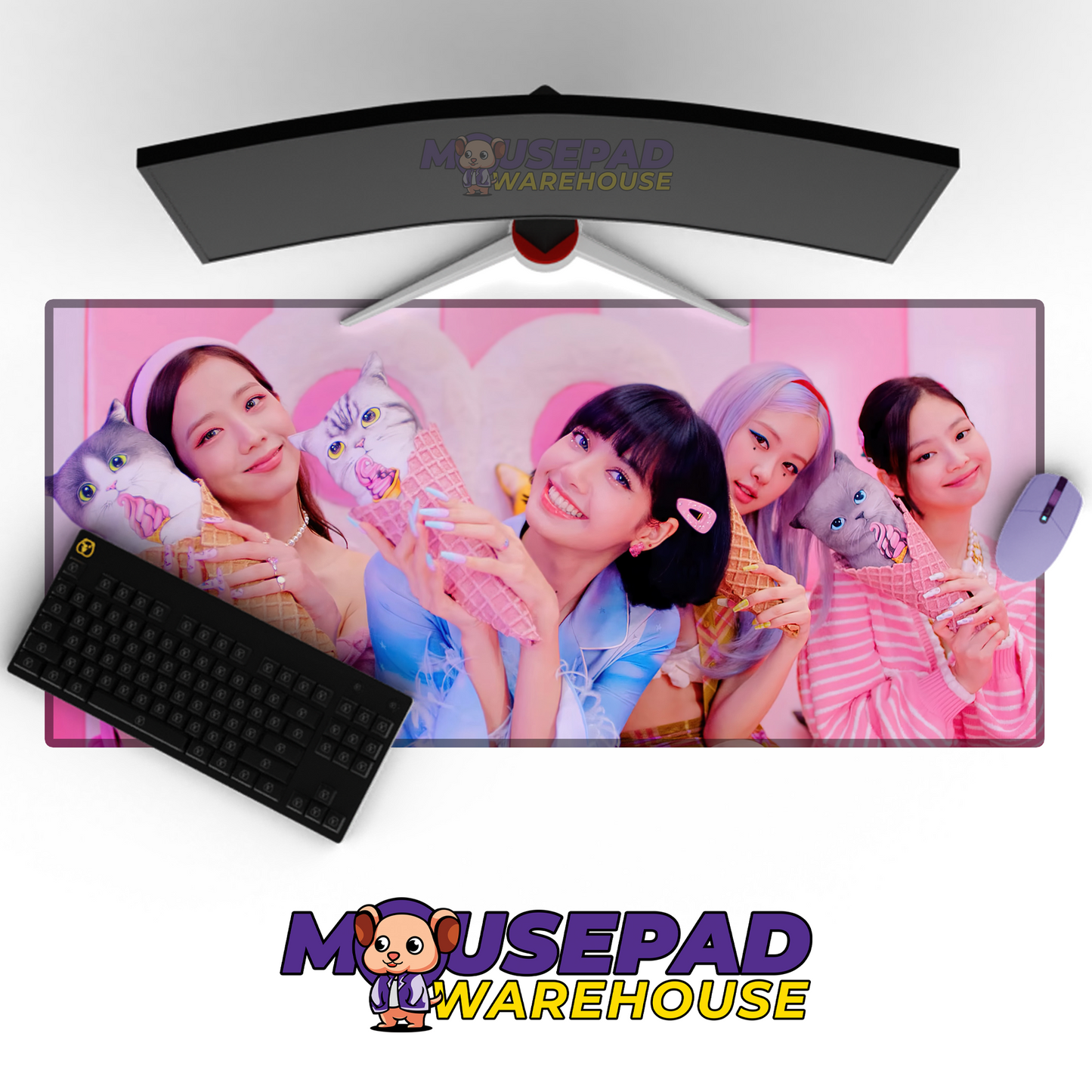 BLACKPINK V19 Mousepad Mockup