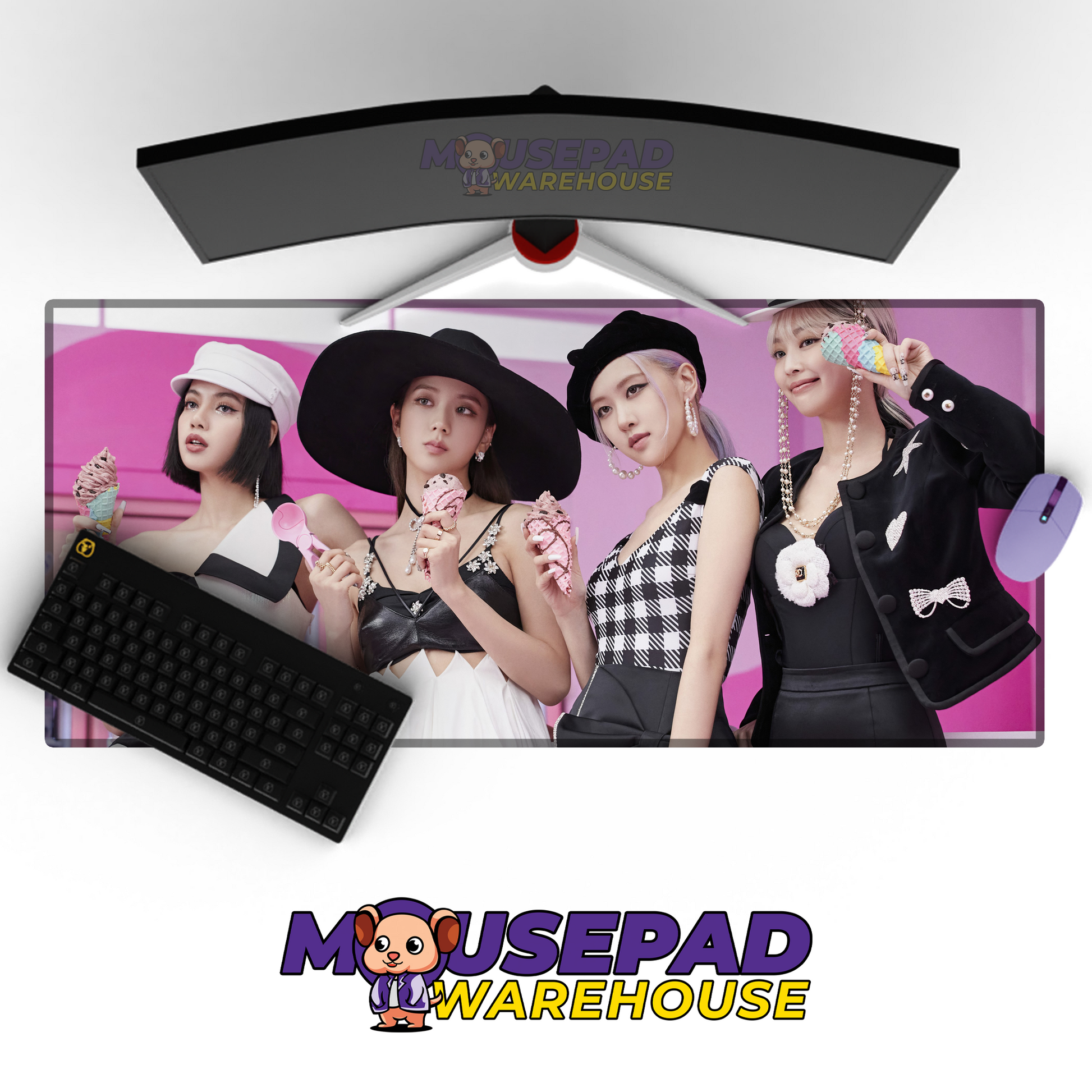 BLACKPINK V4 Mousepad Mockup