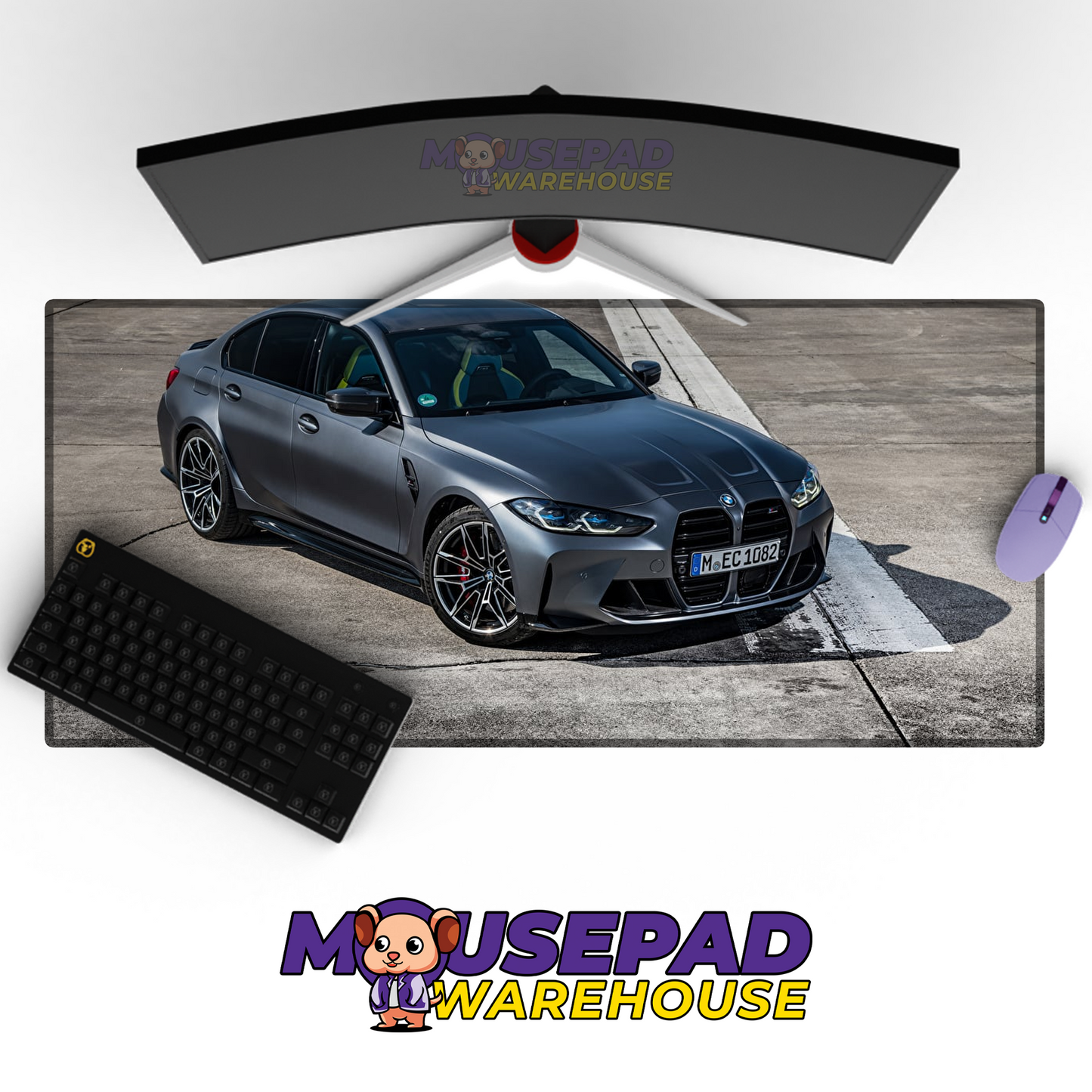 BMW M3 V10 Mousepad Mockup
