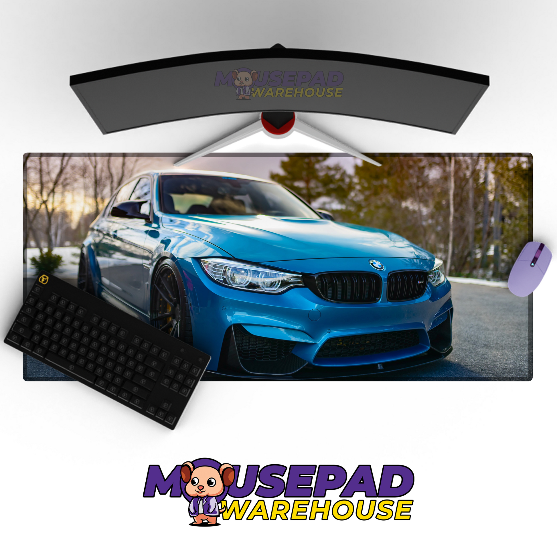 BMW M3 V14 Mousepad Mockup