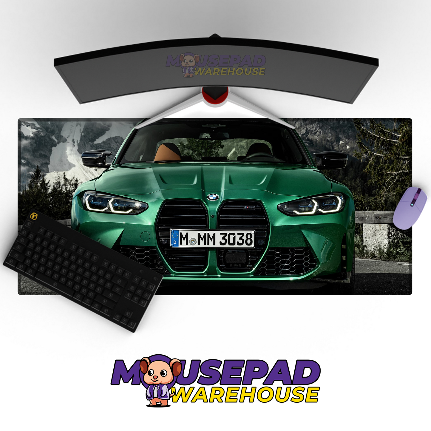 BMW M3 V22 Mousepad Mockup